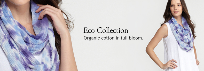 Eco Collection. Summer rolls in: organic linen.
