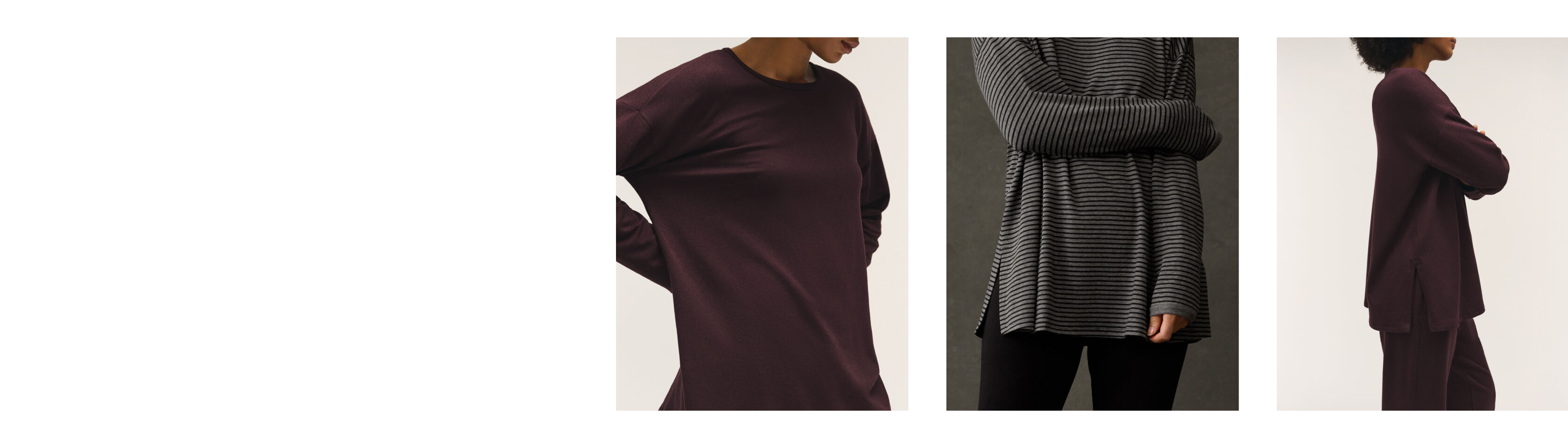 New Styles in Cozy Brushed Terry New Styles in Cozy Brushed Terry