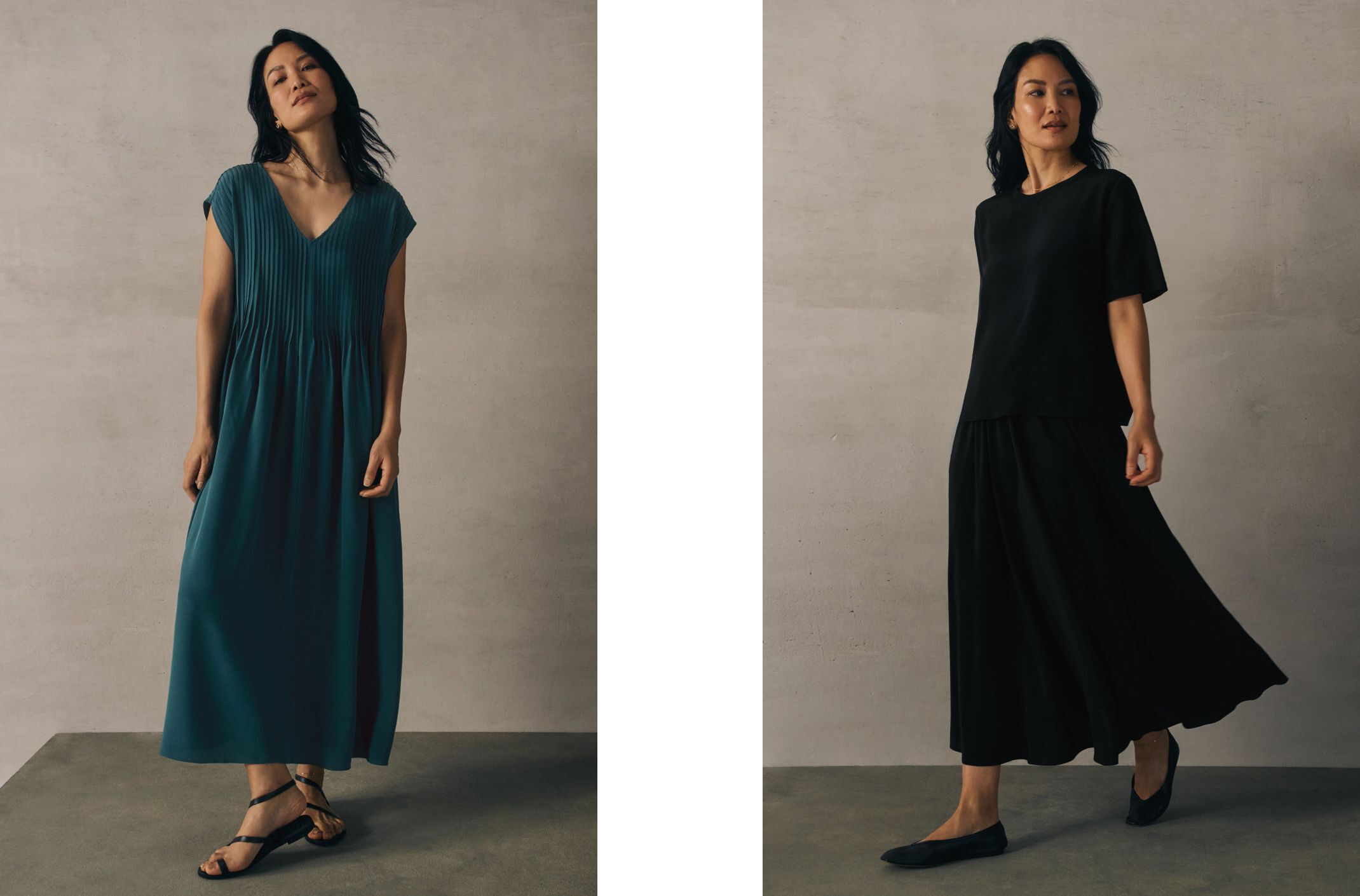 New Styles in Silk Crepe de Chine