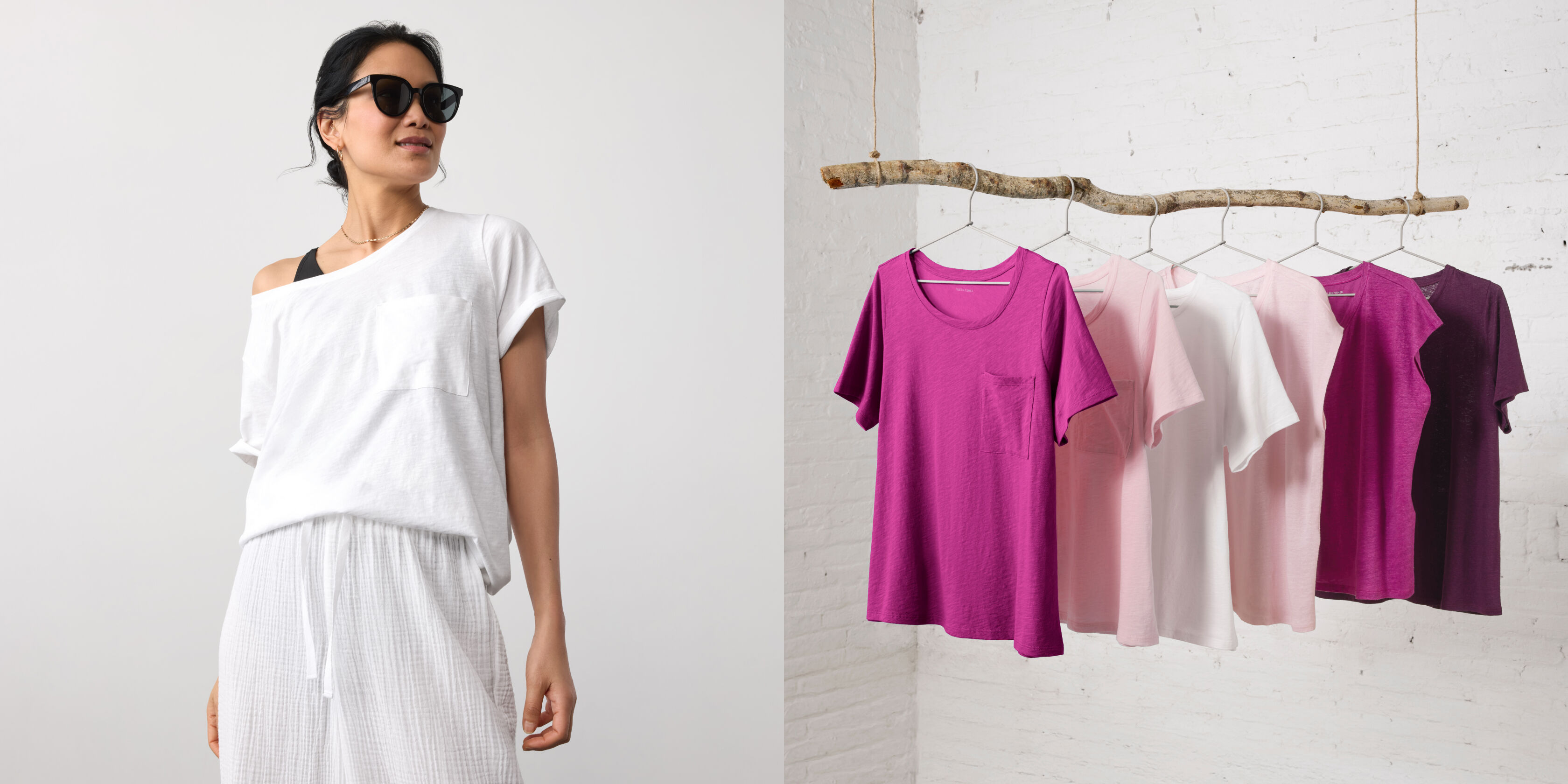 Organic Cotton Slubby Jersey Pocket Tee
