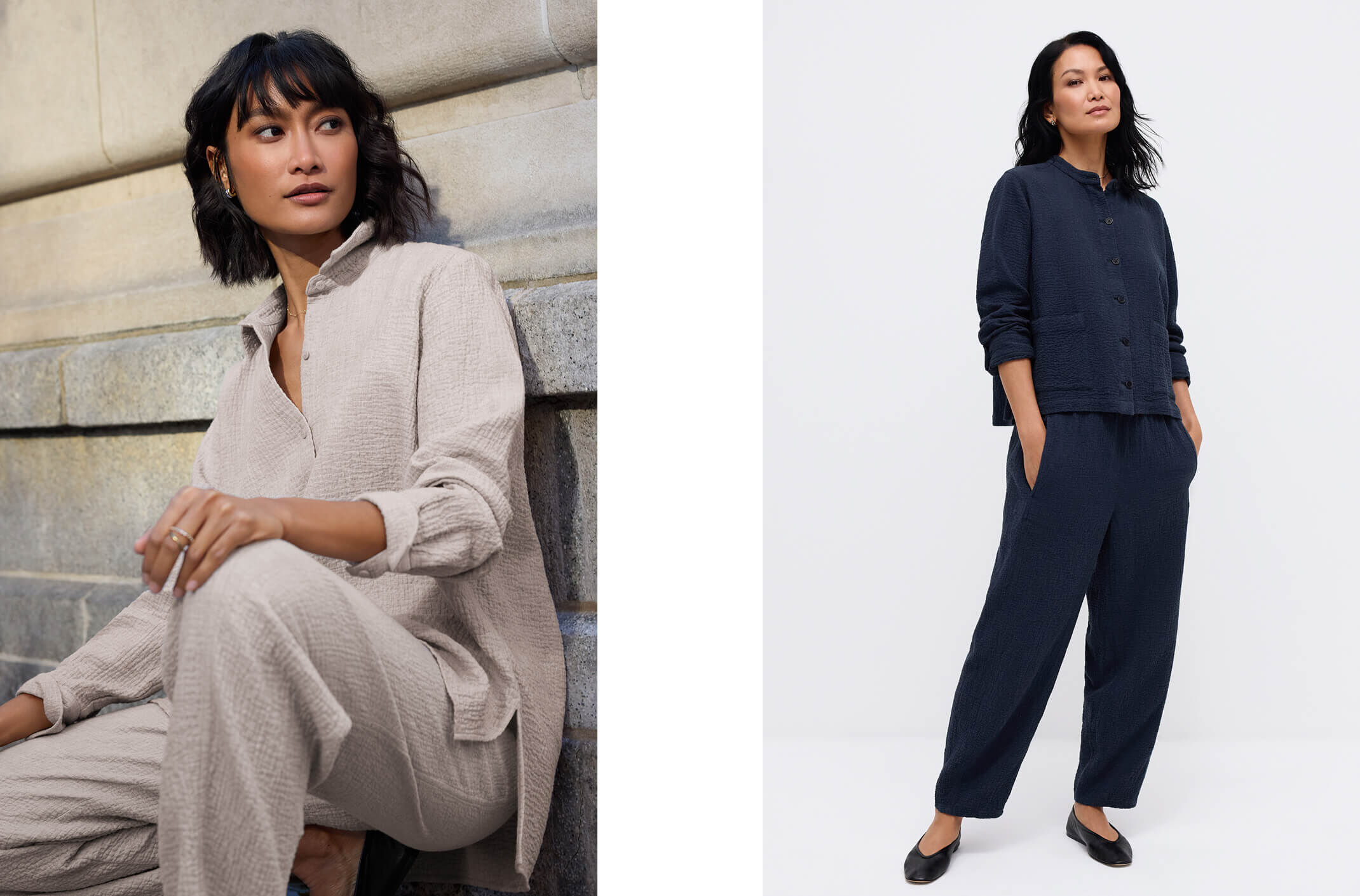 Organic Cotton Doubleweave Looks