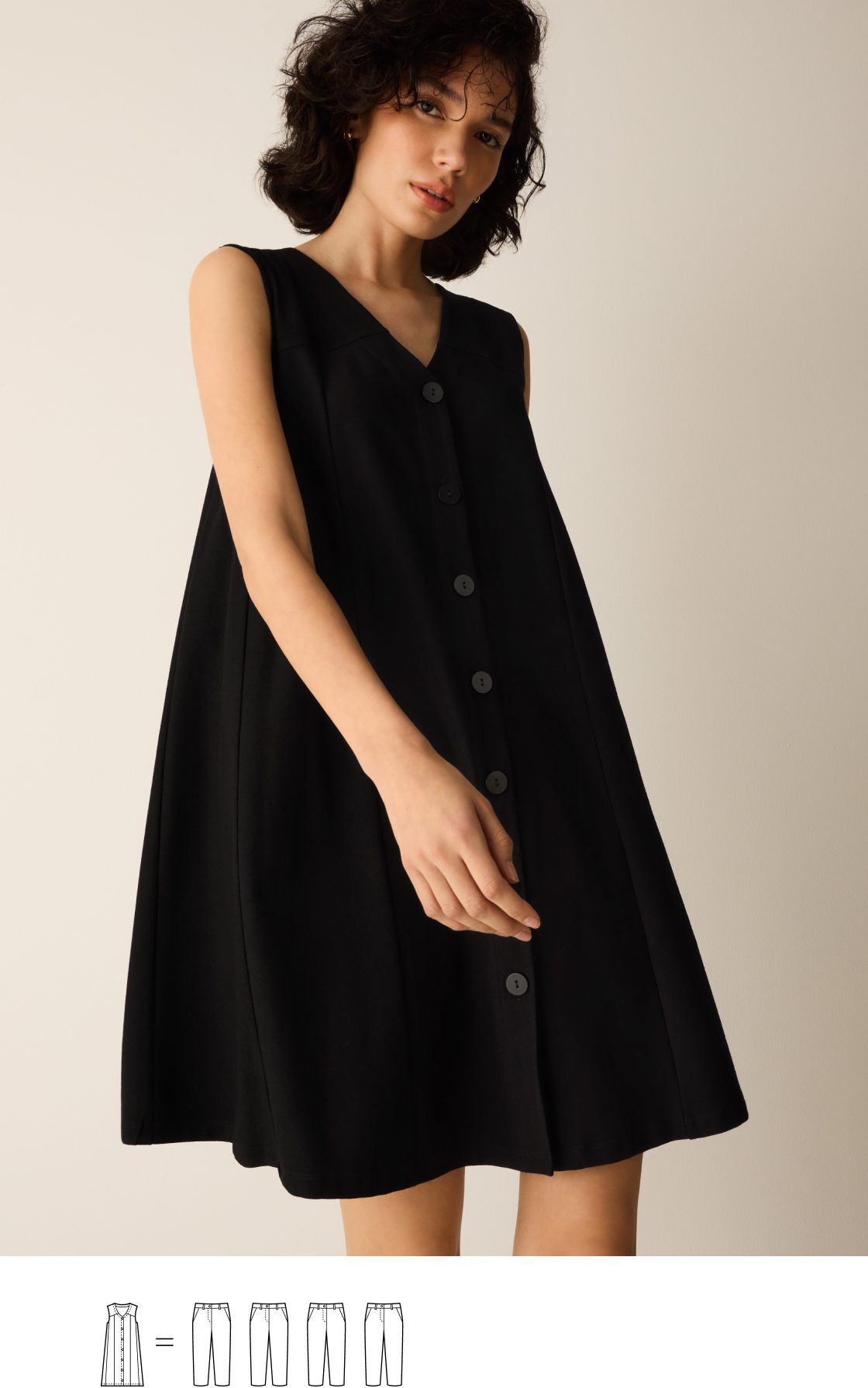 The V Neck Dress