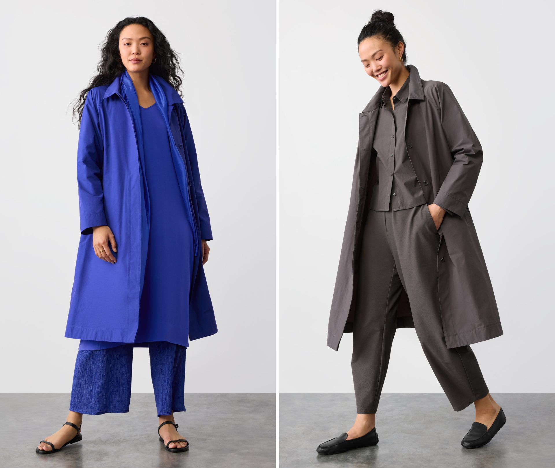 Light Cotton Nylon Classic Collar Coat Light Cotton Nylon Classic Collar Coat