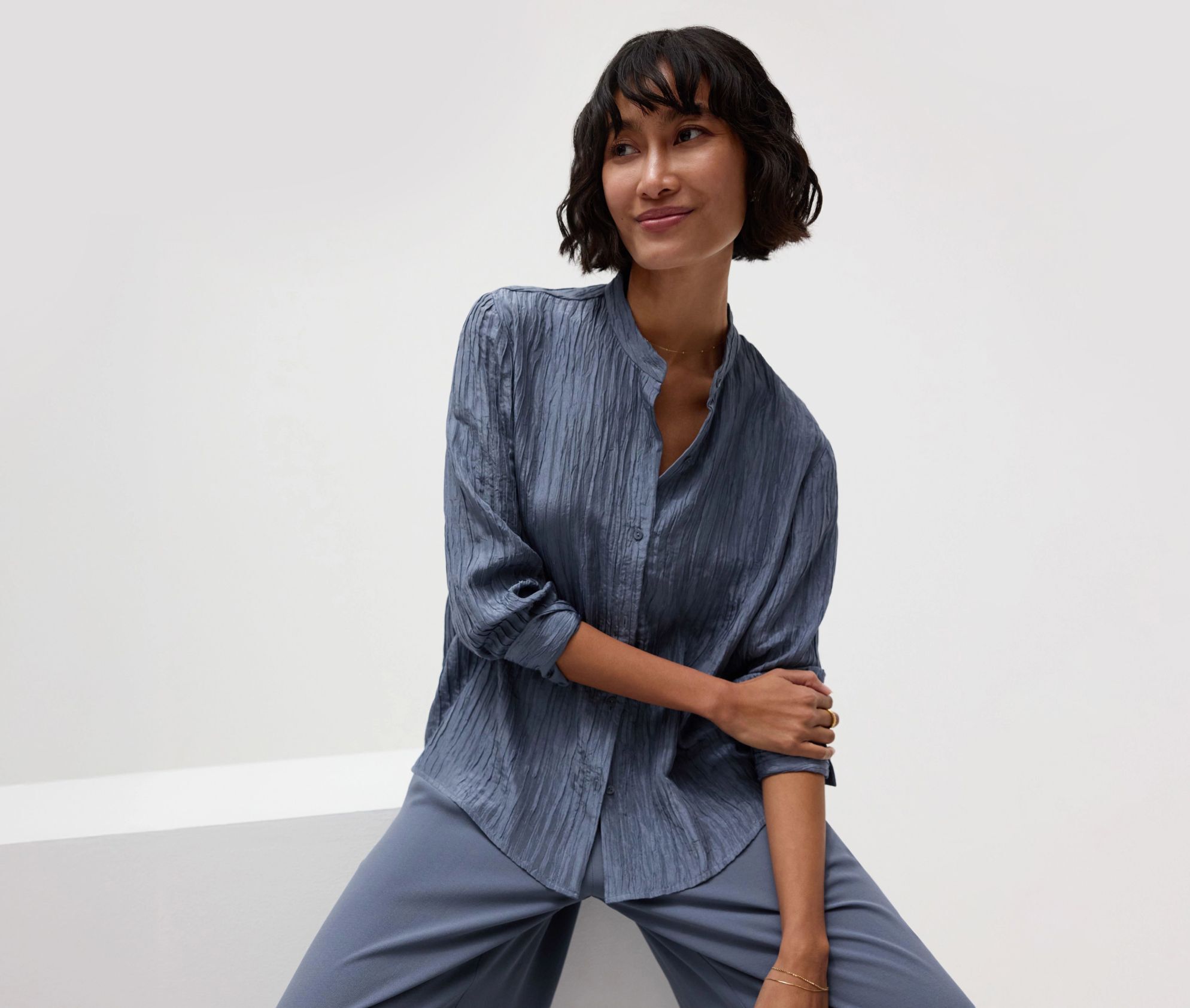 Our Airy New Silk Woven with Texture and Sheen