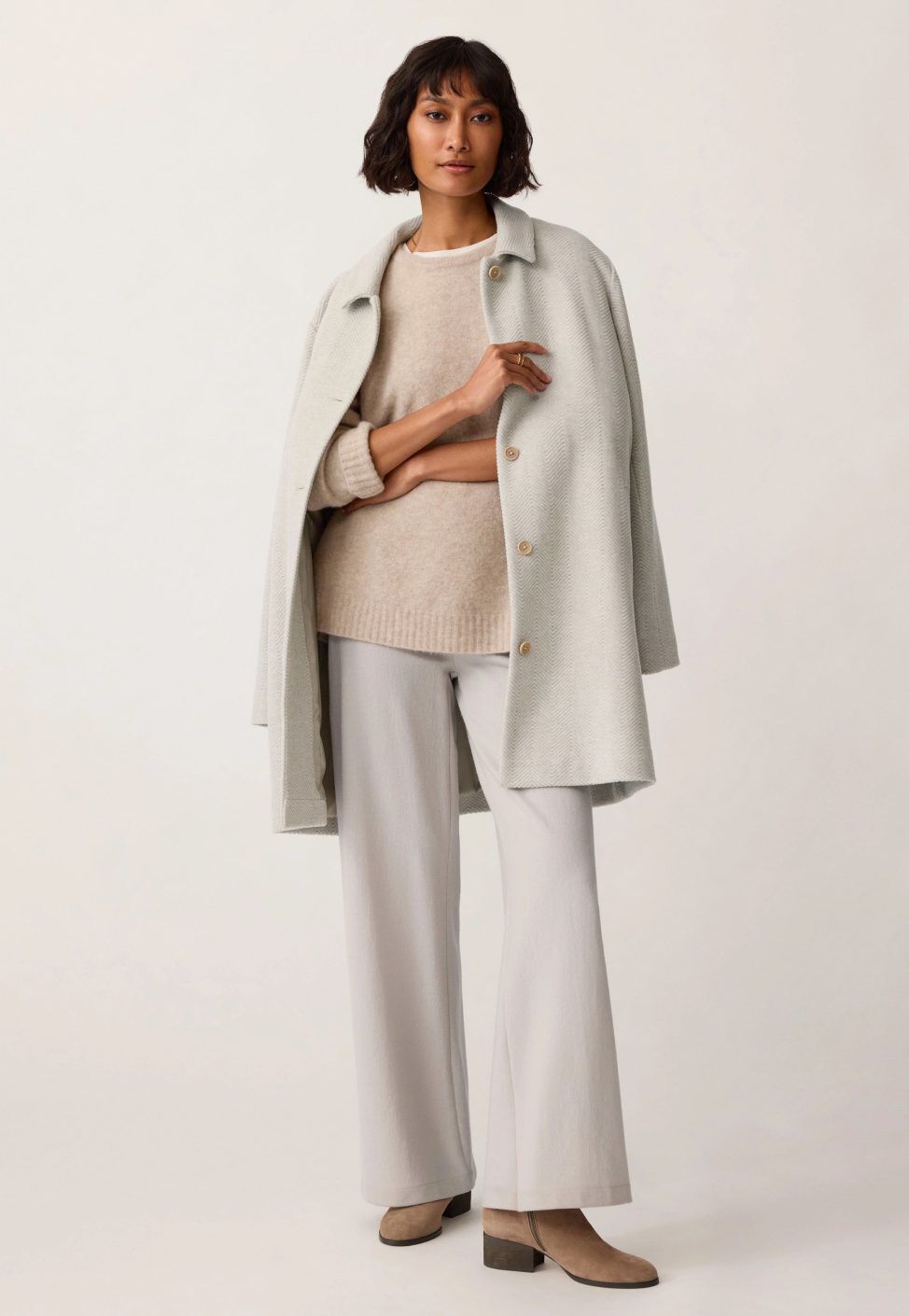 Pant Shapes in Felted Wool Jersey
