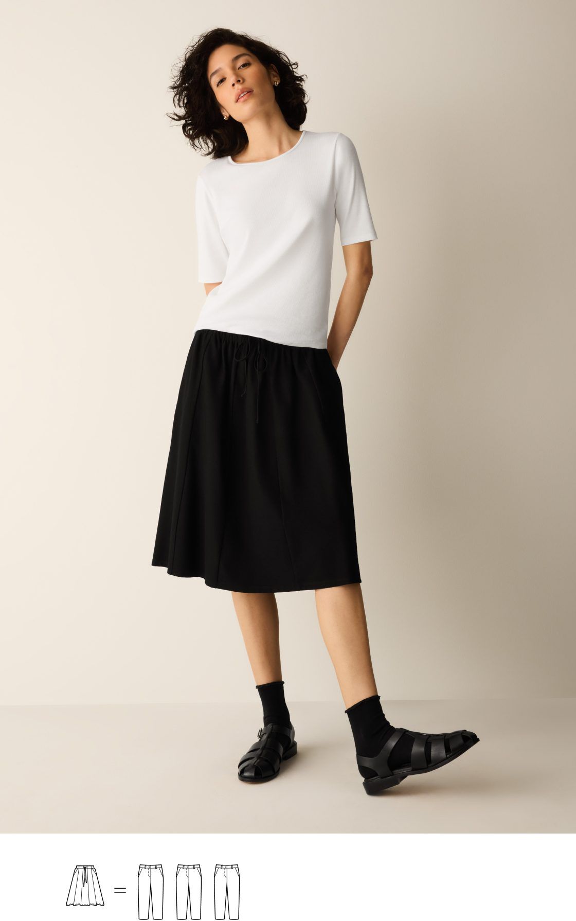 The A Line Skirt