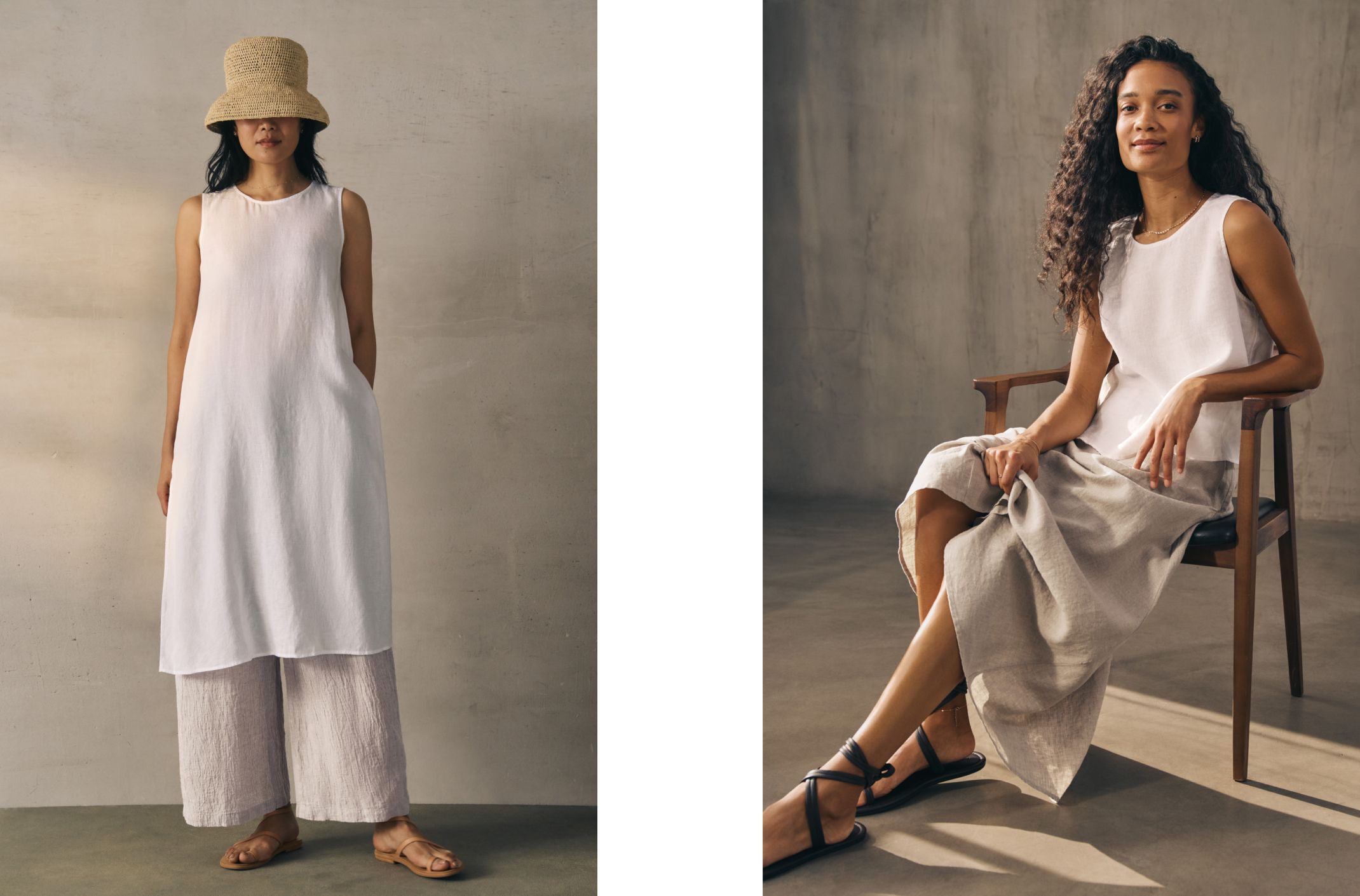 Handkerchief Organic Linen Shells