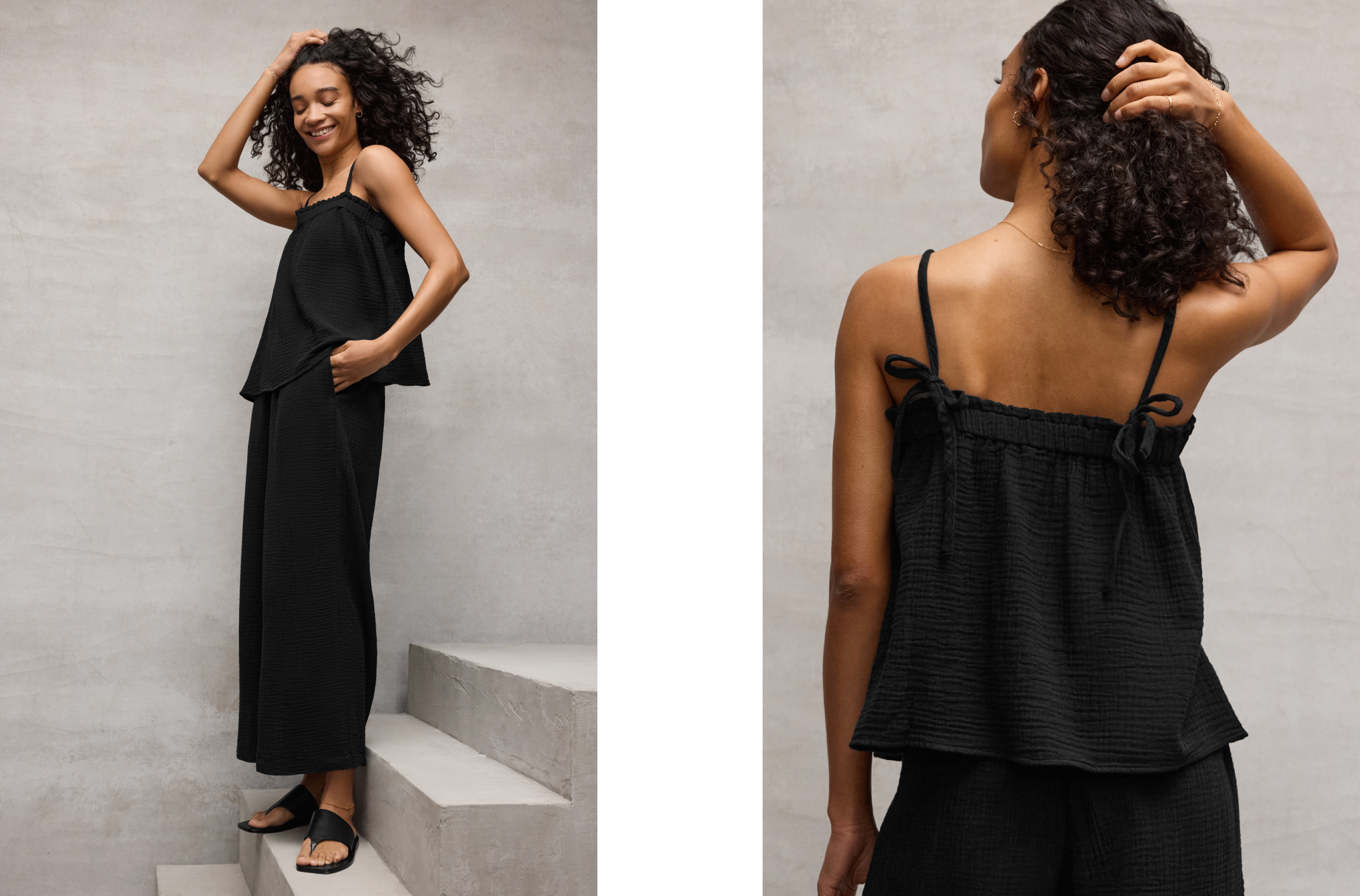 Organic Cotton Lofty Gauze Cami