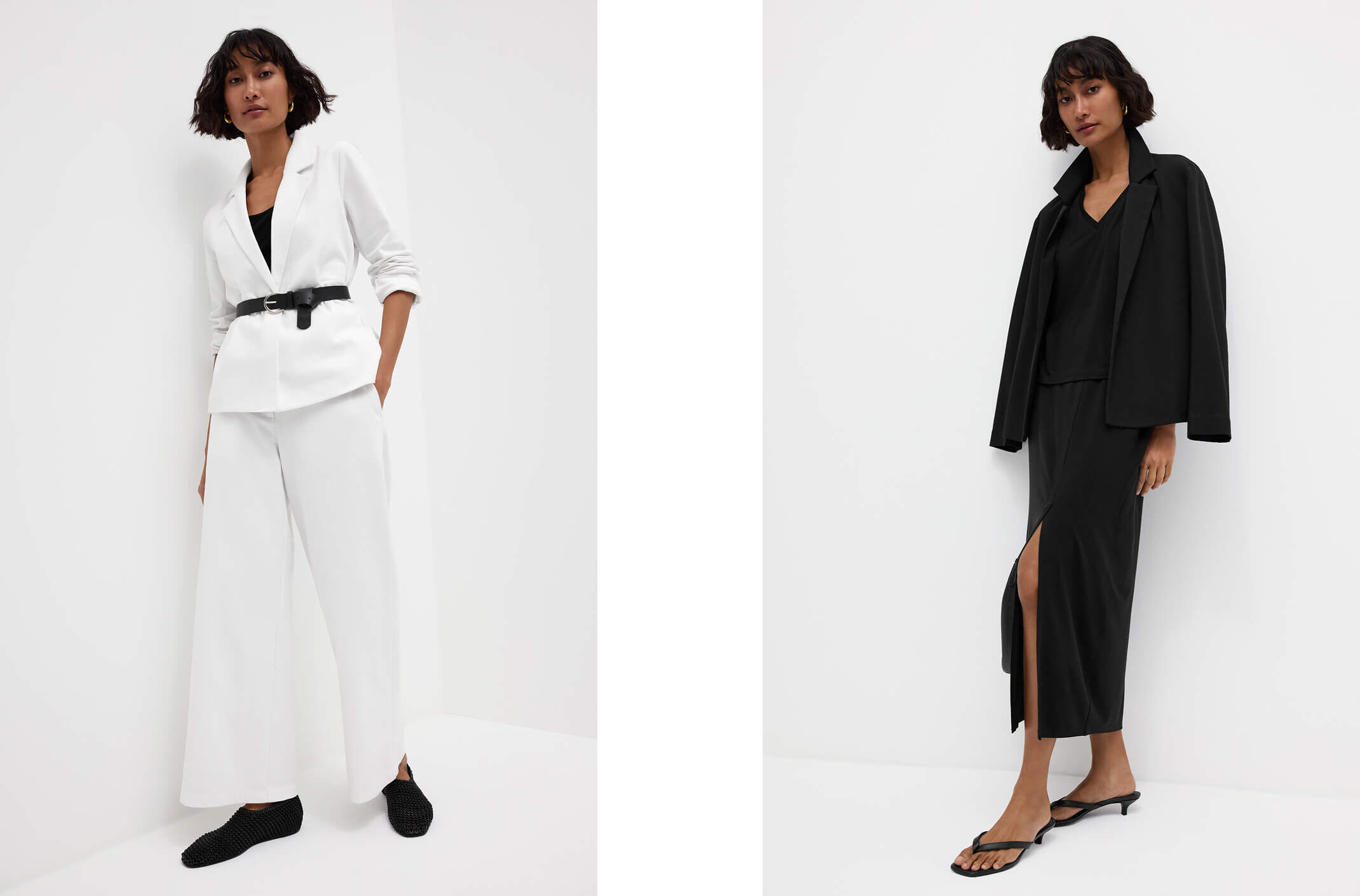 Cotton Blend Ponte Blazer