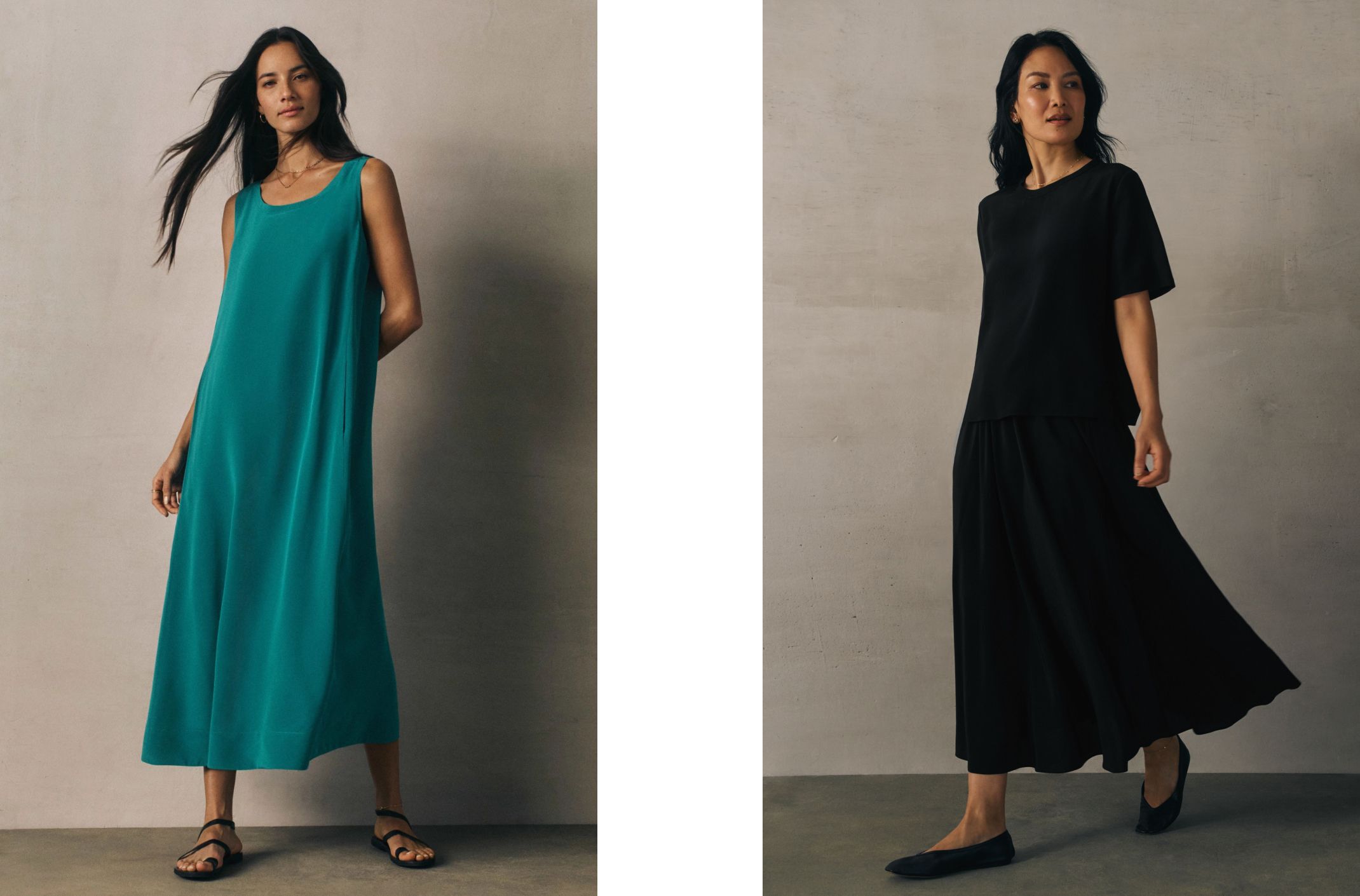 New Styles in Silk Crepe de Chine