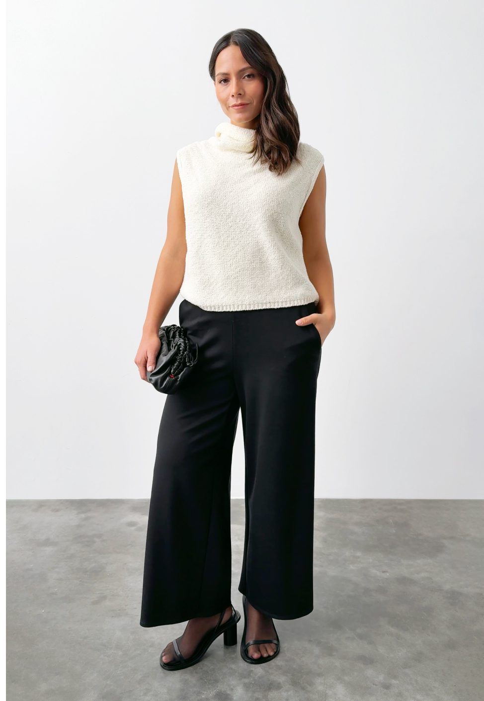 How To Wear It The Drape Neck Vest