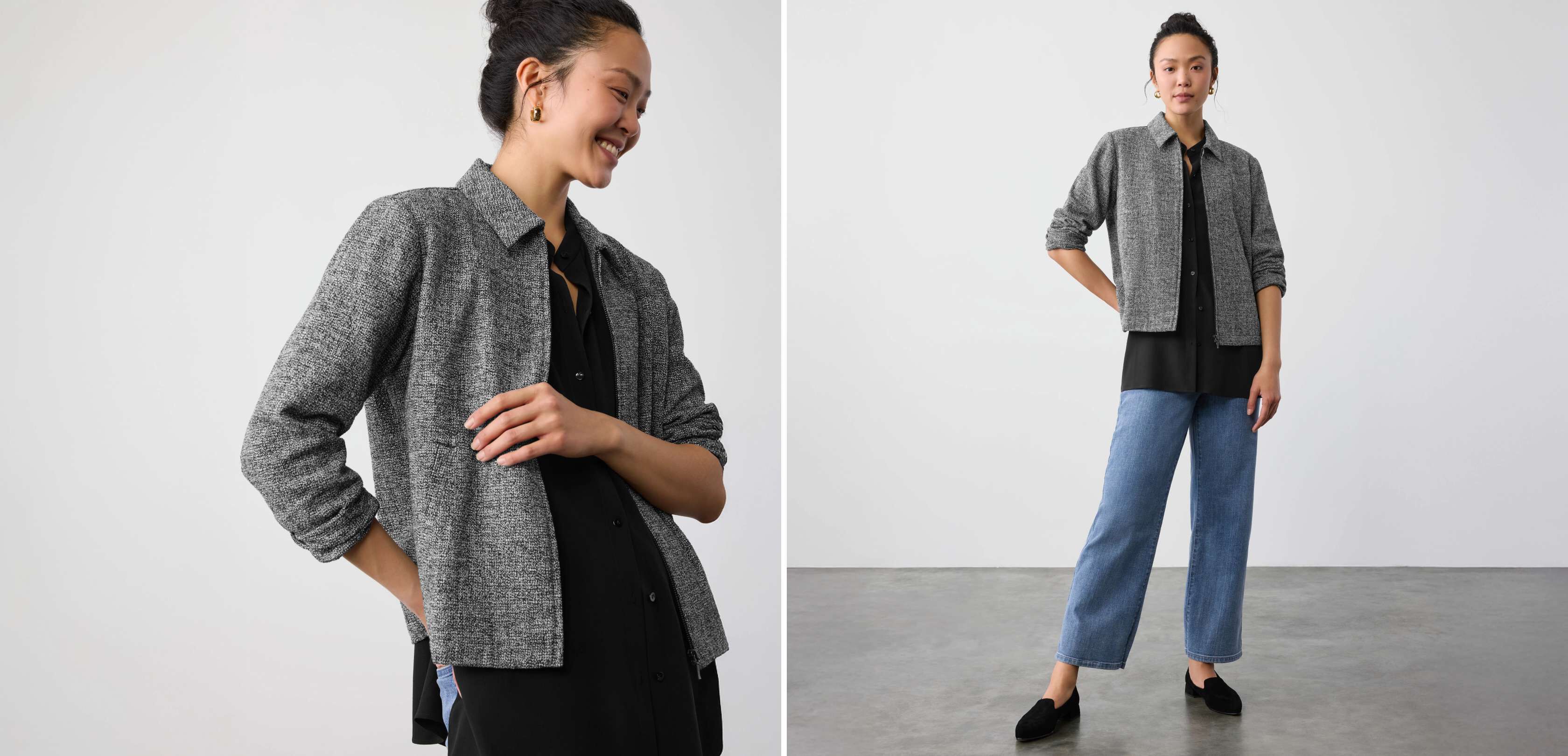 Organic Cotton Tweed Jacket Organic Cotton Tweed Jacket