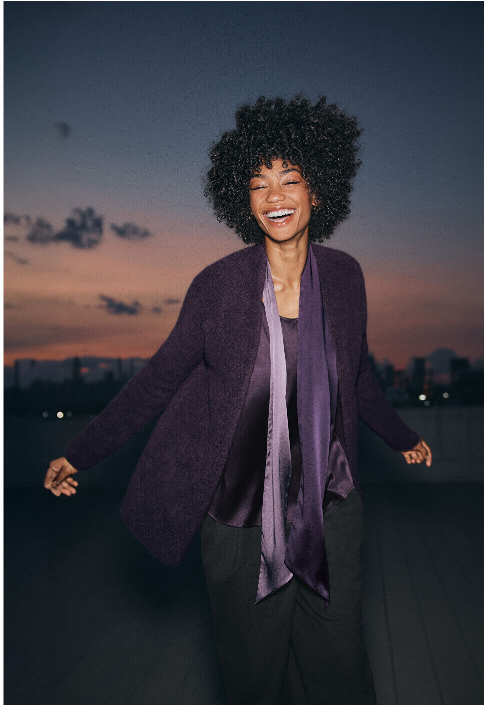 New Holiday Looks in Silk Cashmere and Velvet