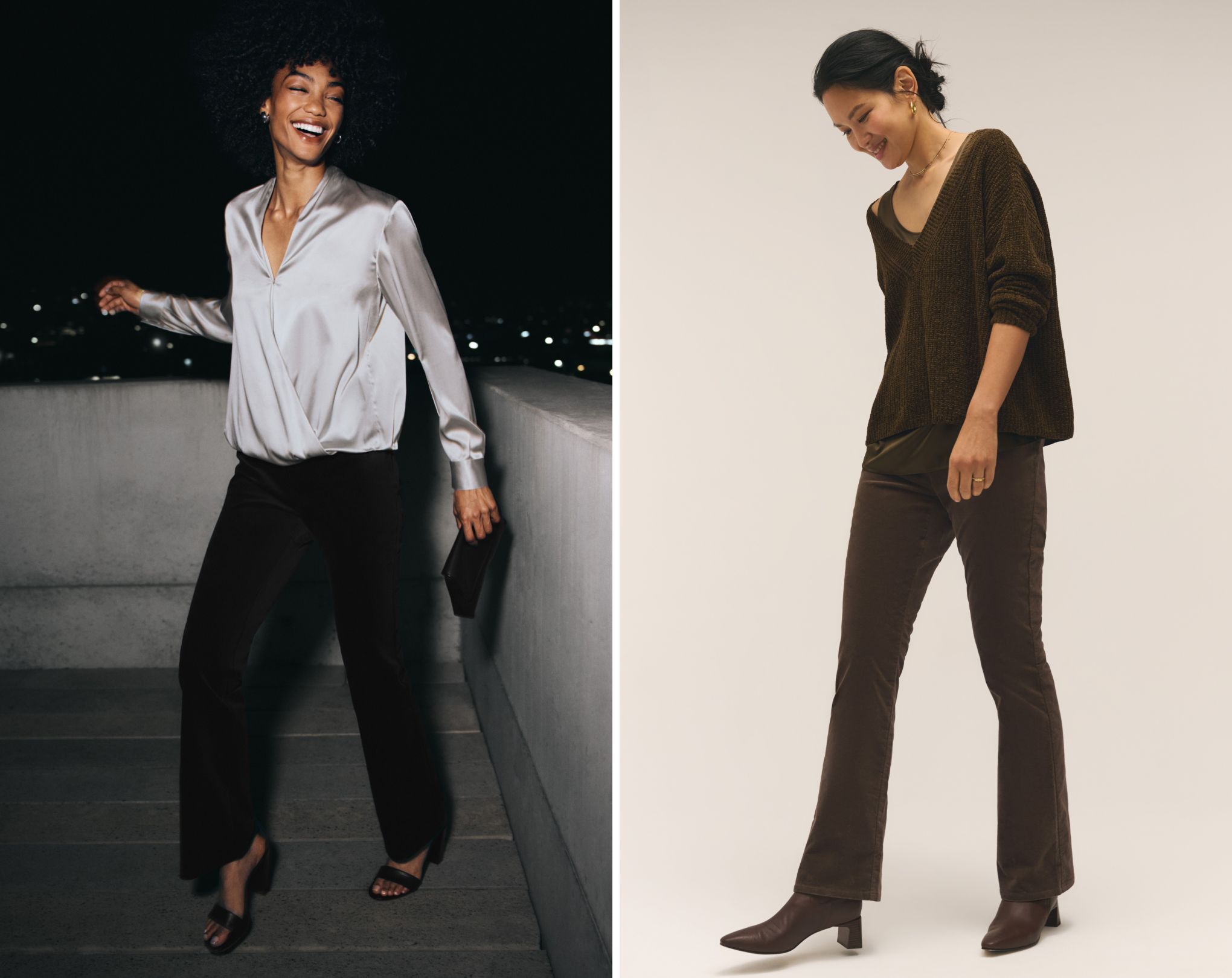 Brushed Organic Cotton Kick Pant