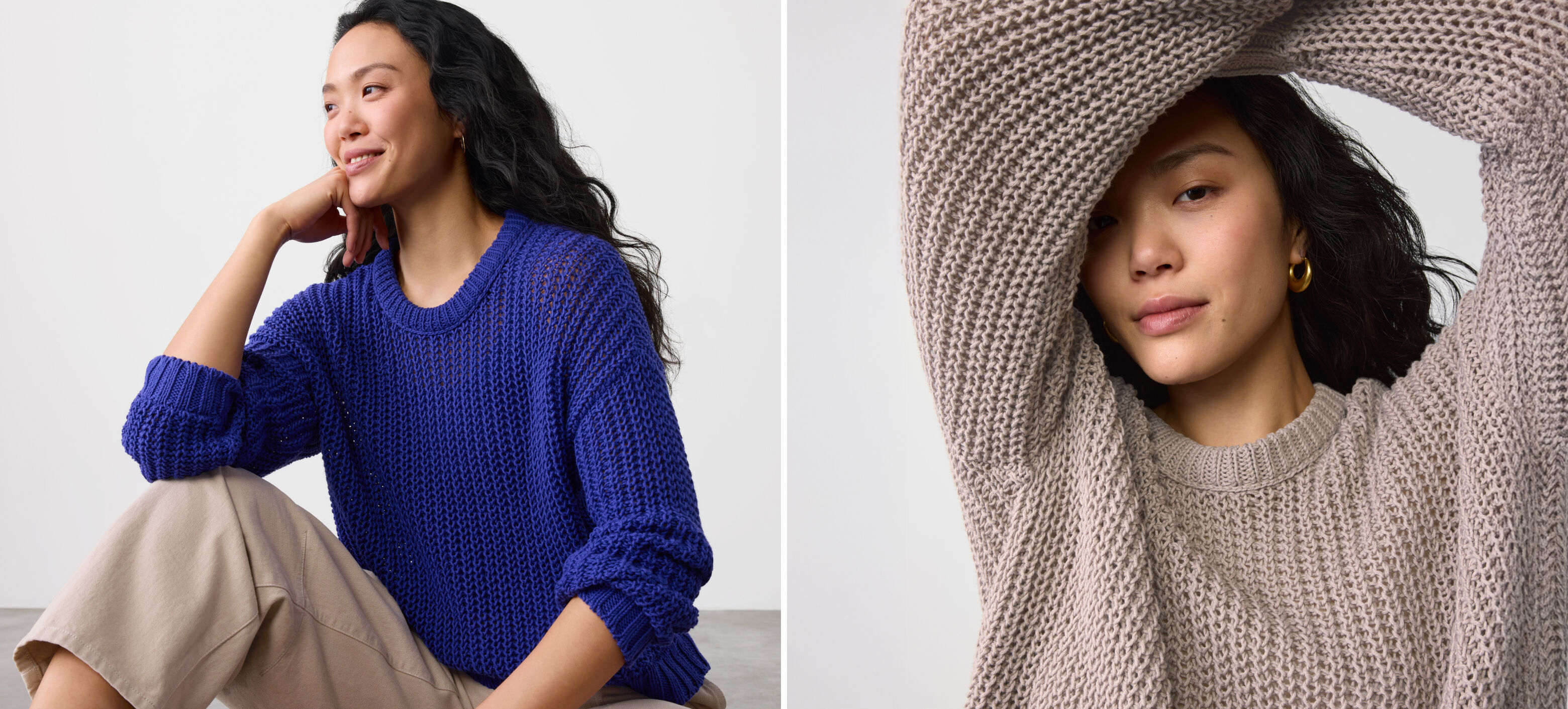 Peruvian Organic Cotton Cord Crew Neck Top