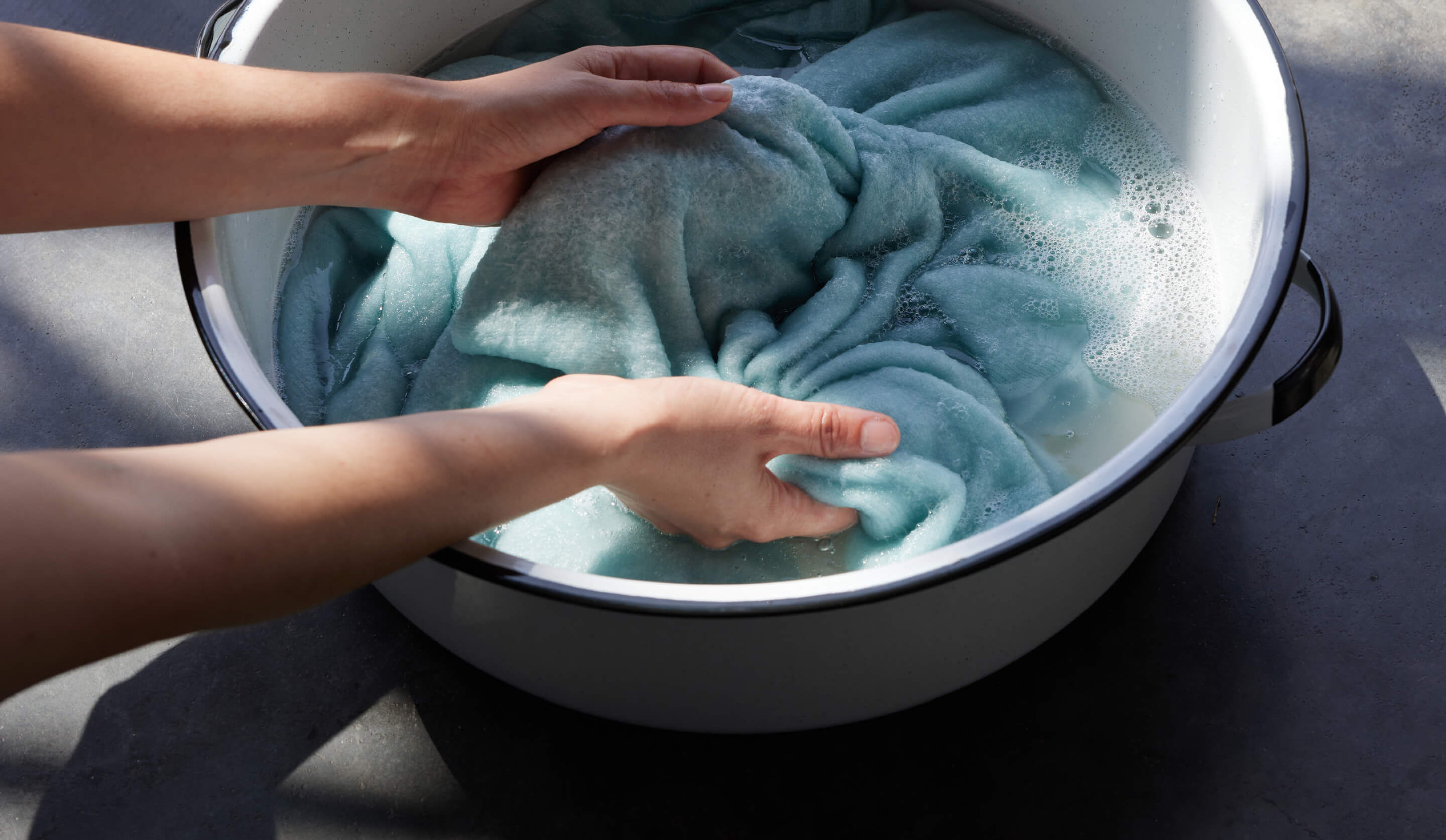 How to Handwash a Sweater