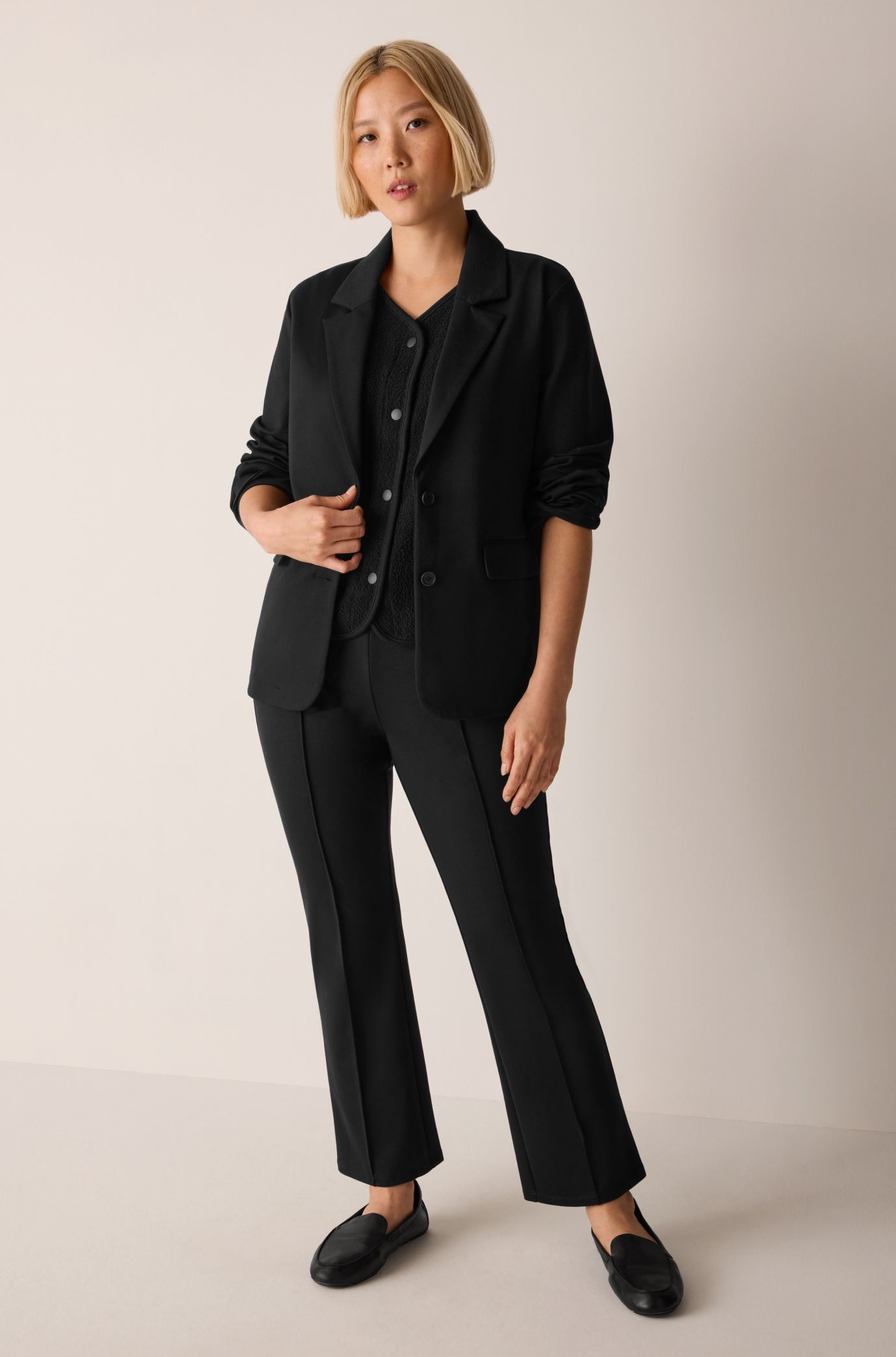 Washable Flex Ponte Kick Pant