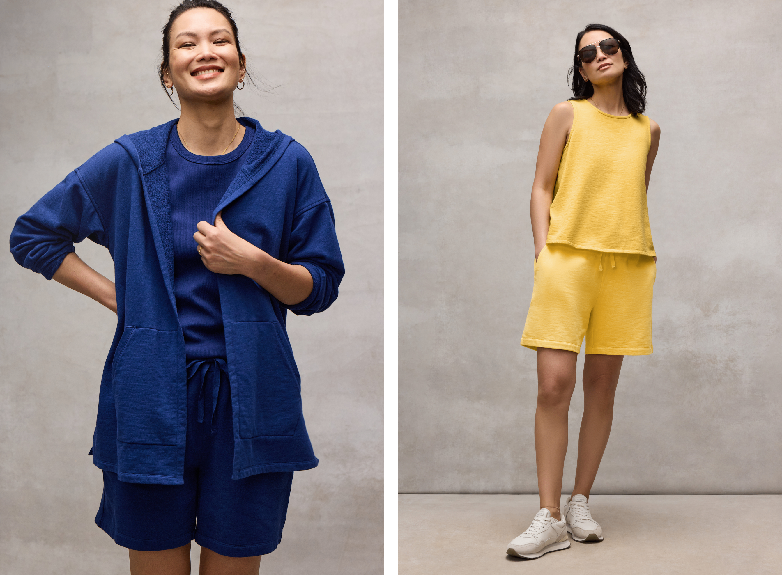 Garment Dyed Organic Cotton Terry Sets