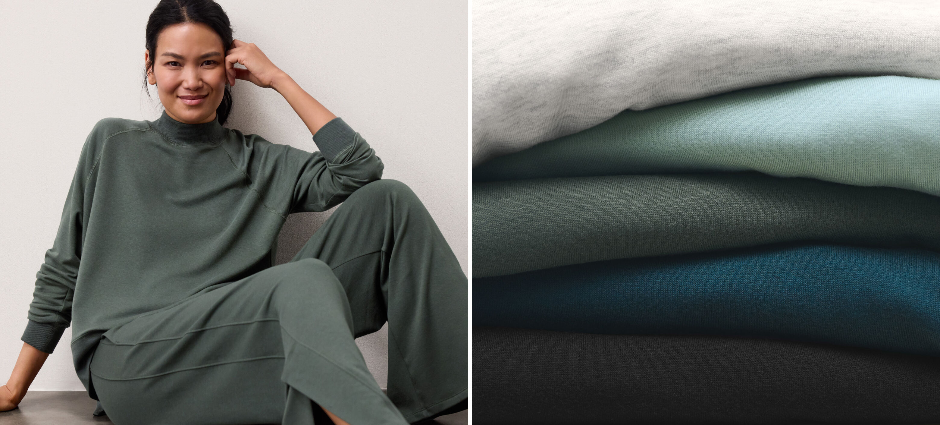 New Styles in Cozy Brushed Terry New Styles in Cozy Brushed Terry
