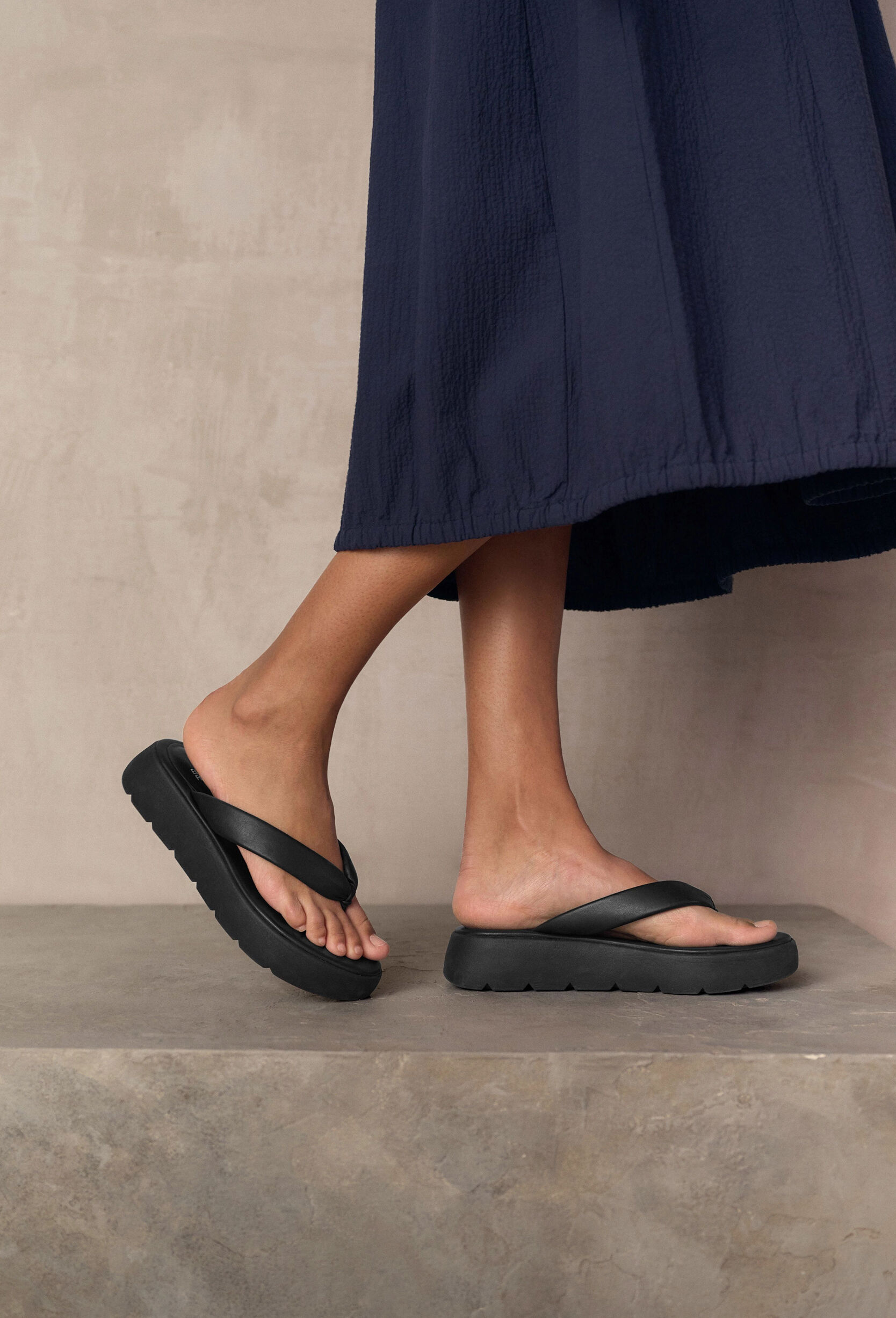 Jelly Nappa Leather Wedge Sandal