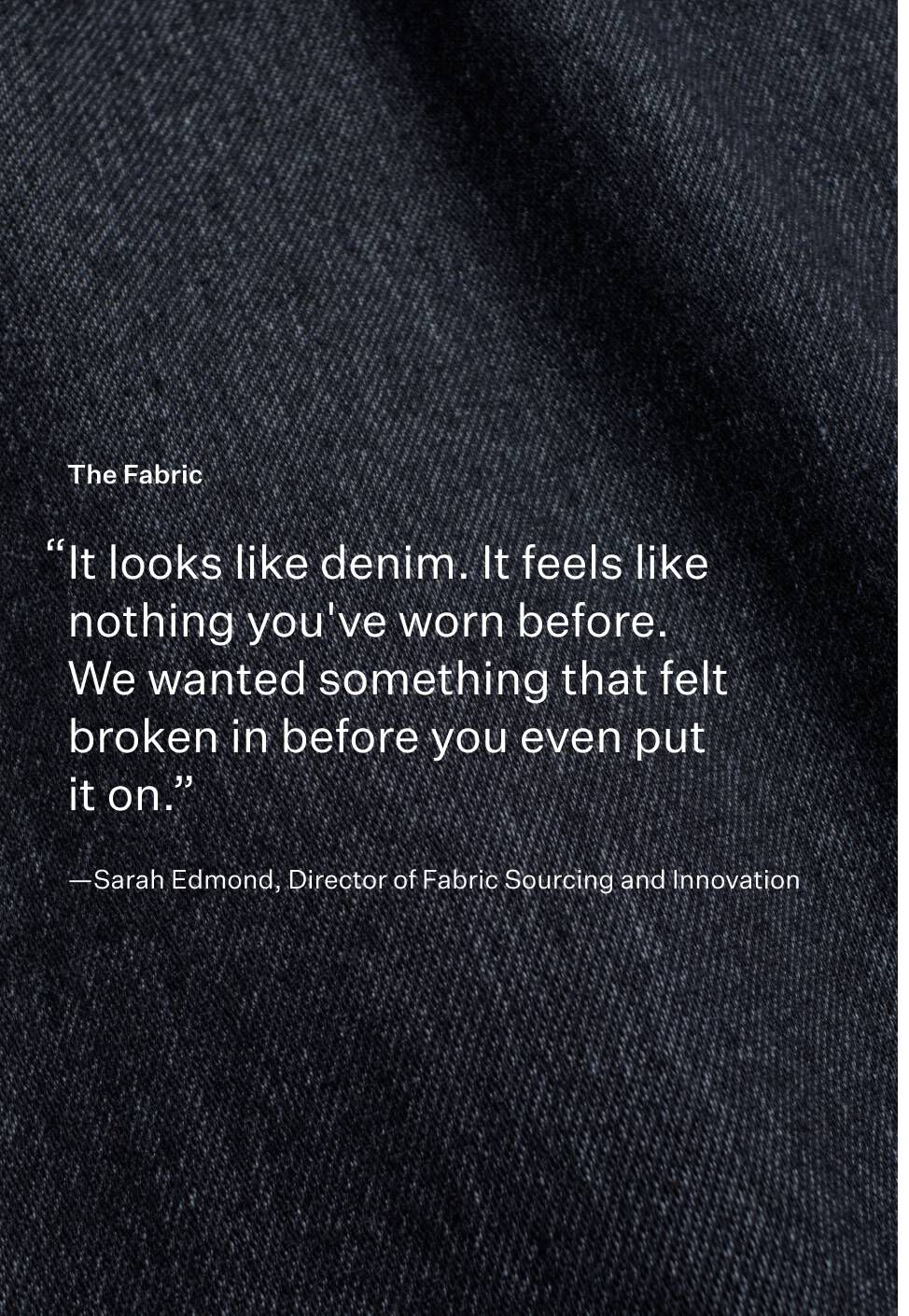Our New Knit Denim