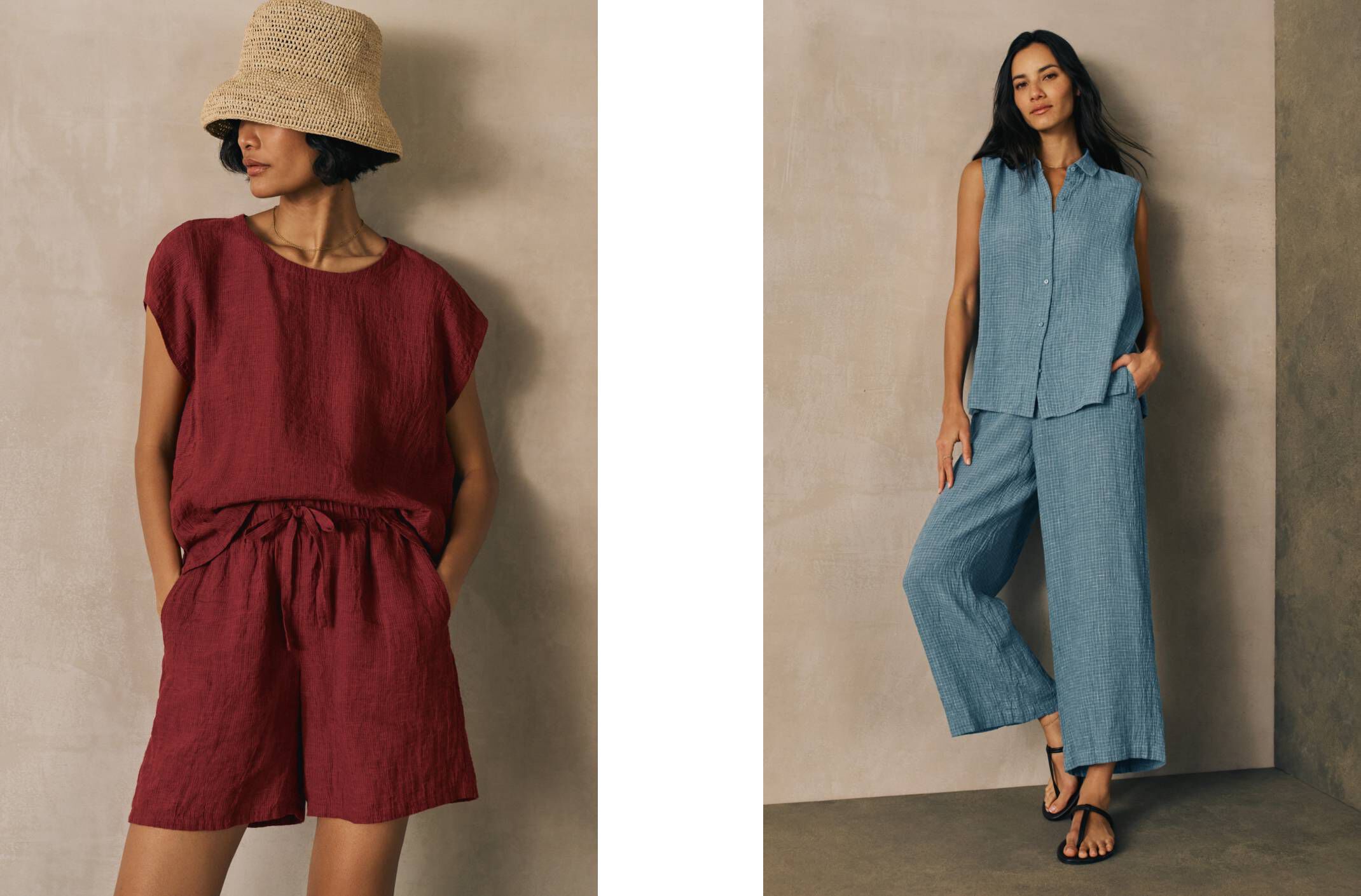 Breezy Organic Linen Sets