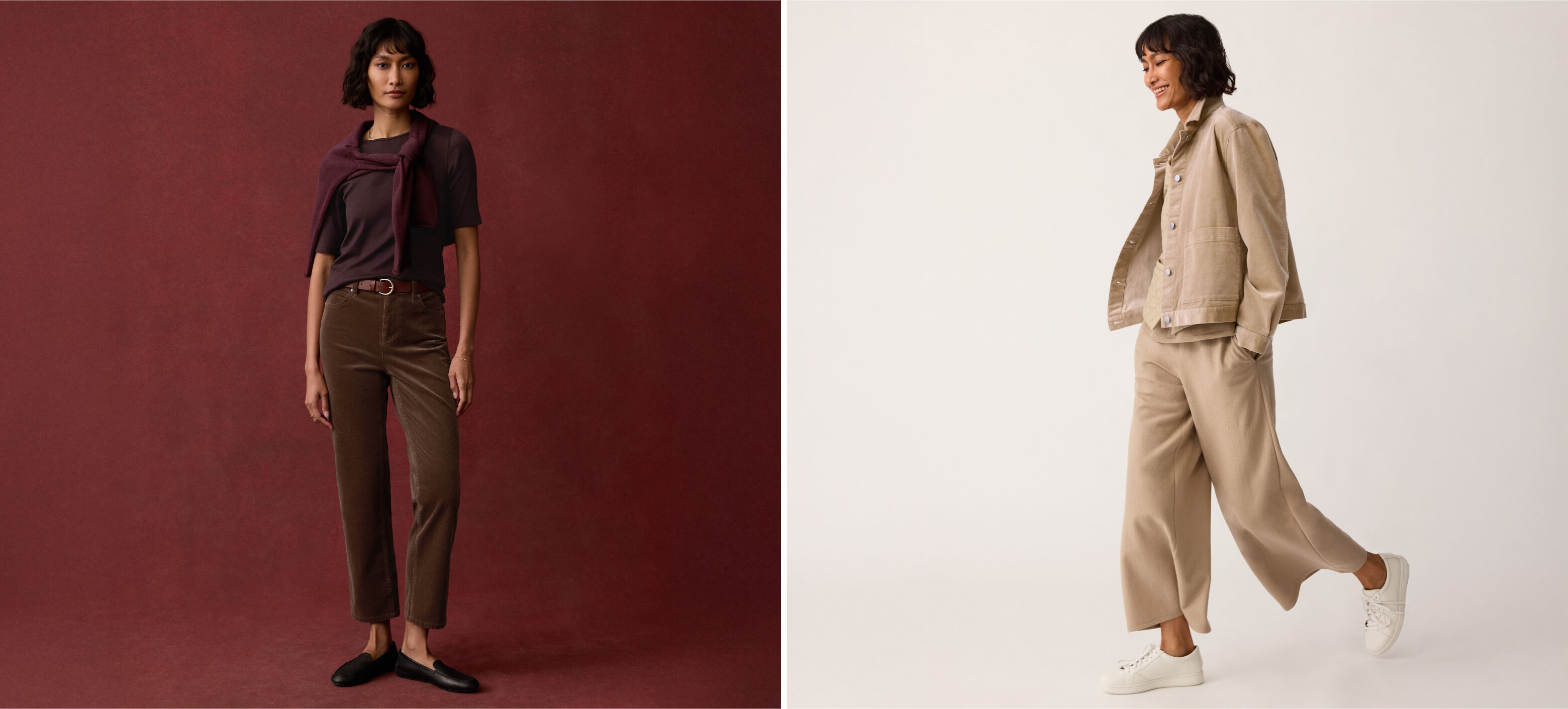 New Styles in Corduroy Wool and Recycled Nylon