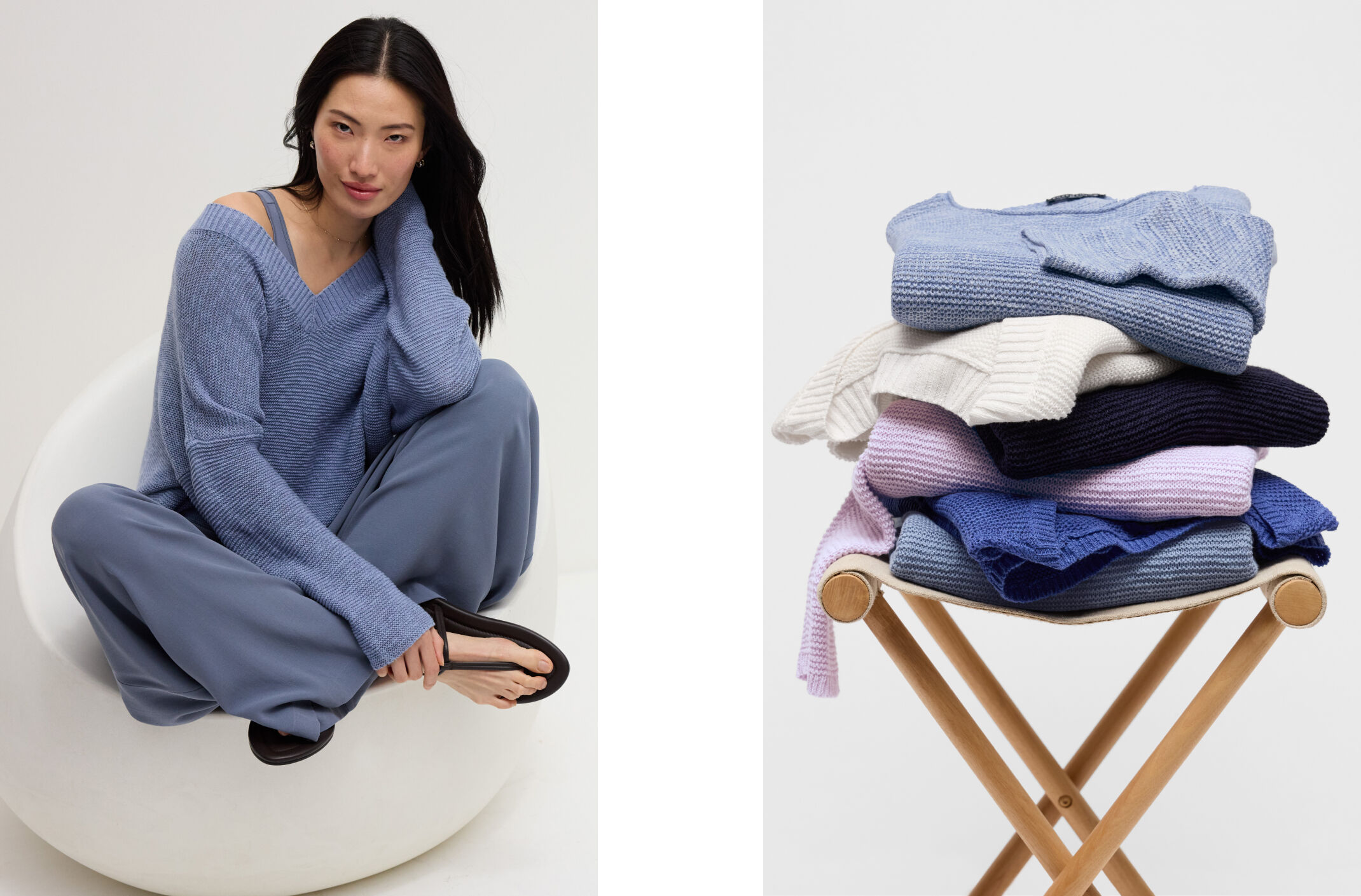 New Organic Linen Cotton Sweaters