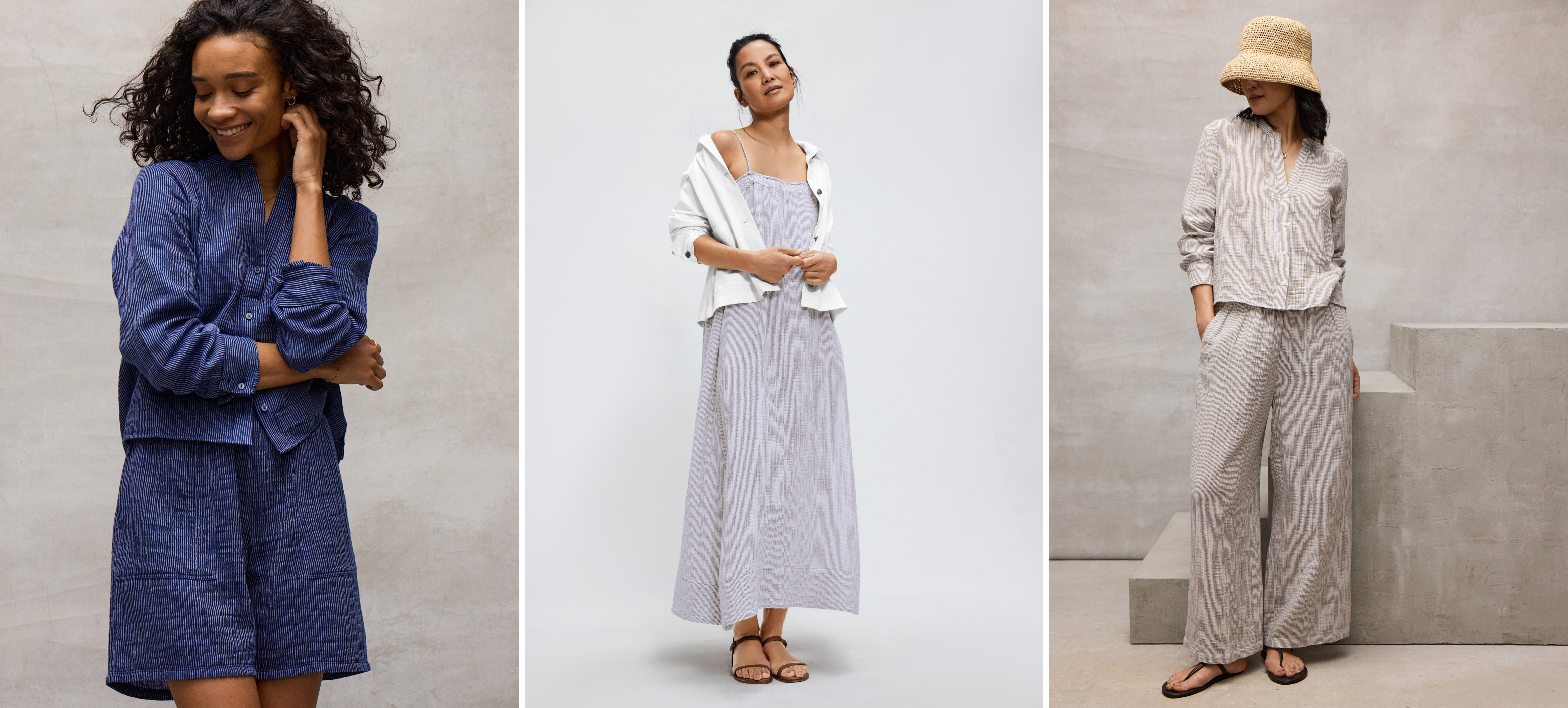 Striped Organic Cotton Gauze Styles