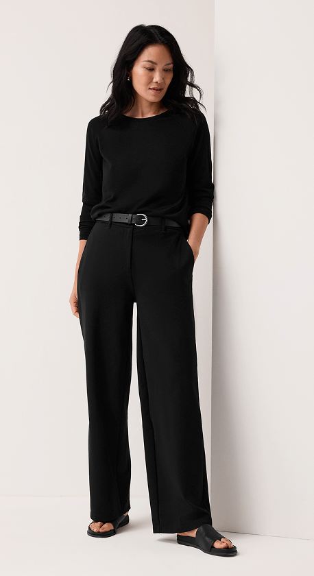Straight-Leg Pants