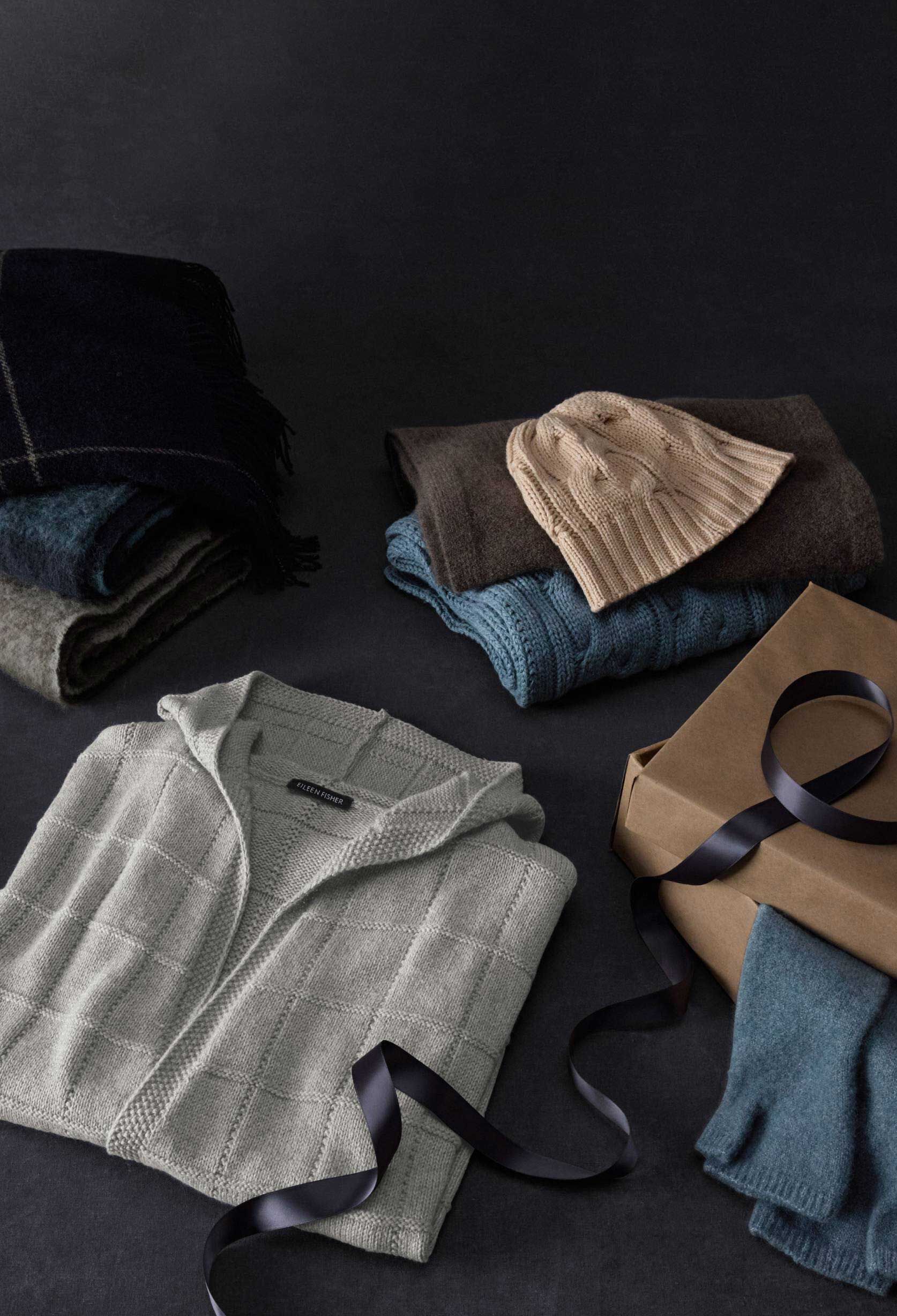 Cashmere Cardigan and Accessories