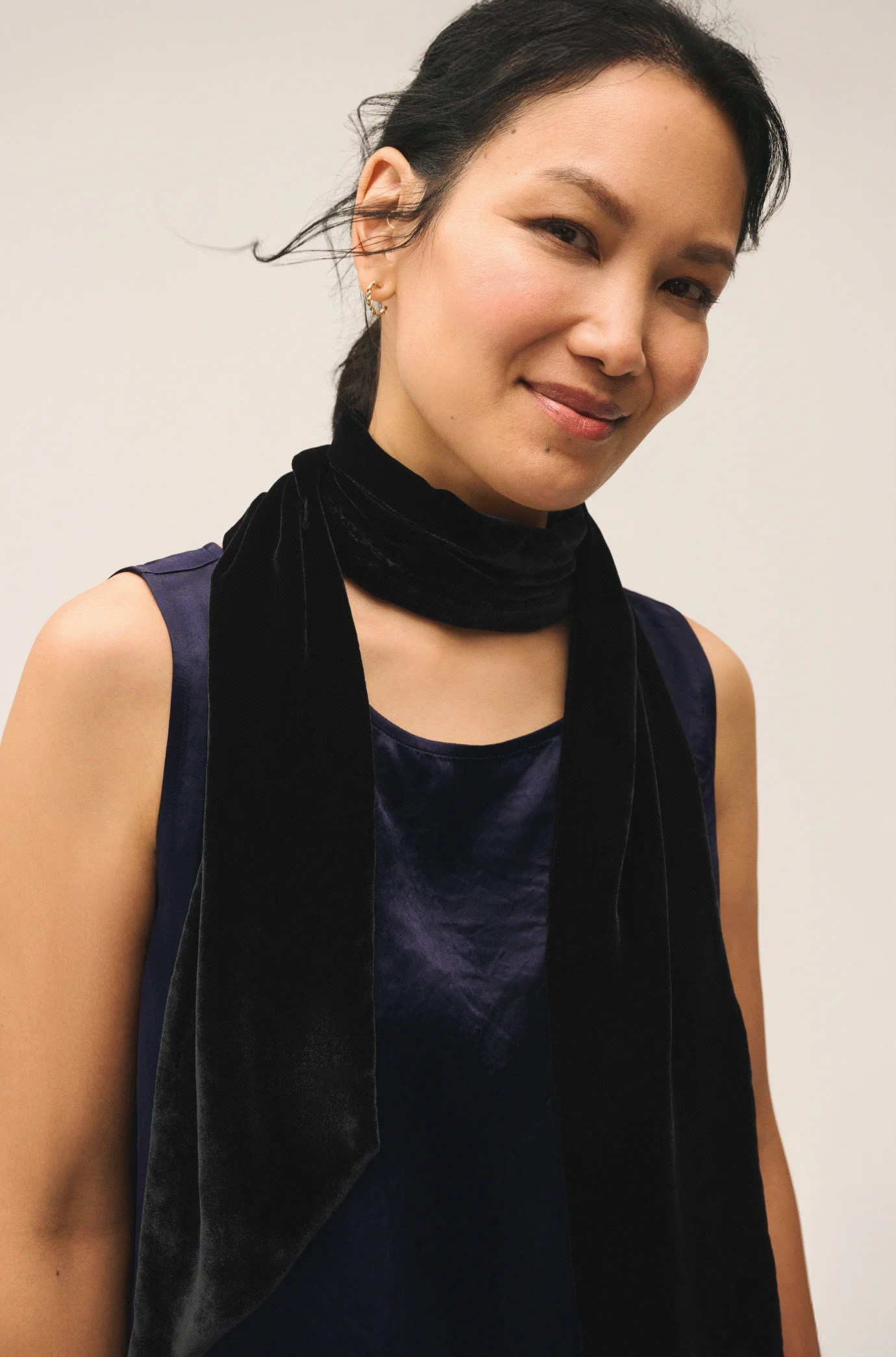 Velvet Accessories in Ink