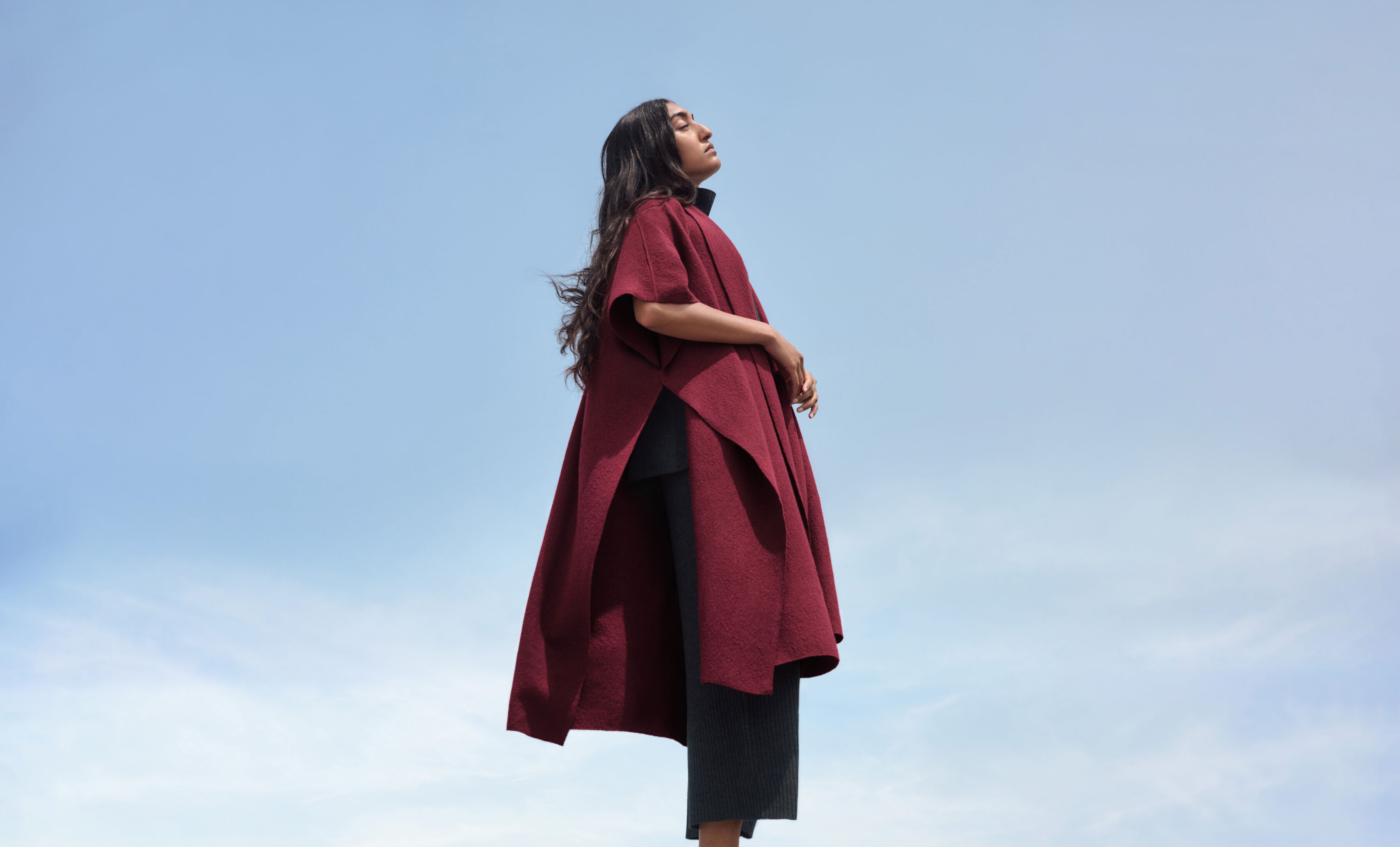 Red Cedar Serape in Regenerative Wool