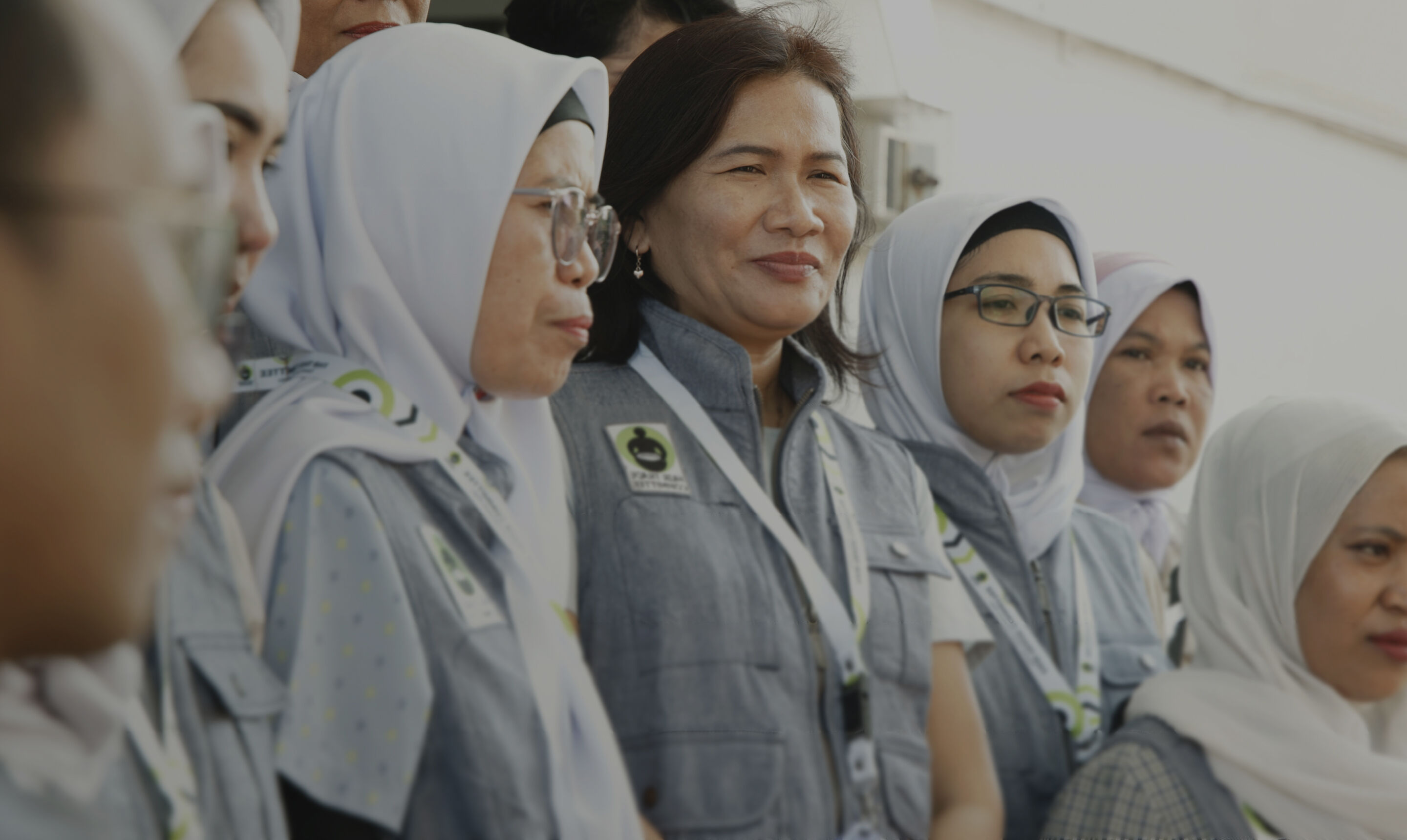 Garment workers from the Fair Trade Certified committee. 