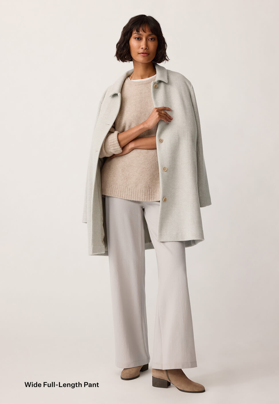 Pant Shapes in Felted Wool Jersey