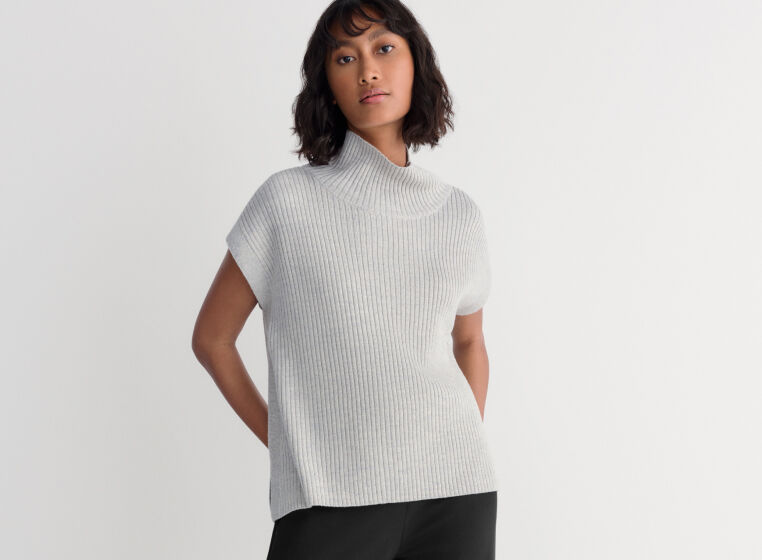 Eileen fisher white discount sweater