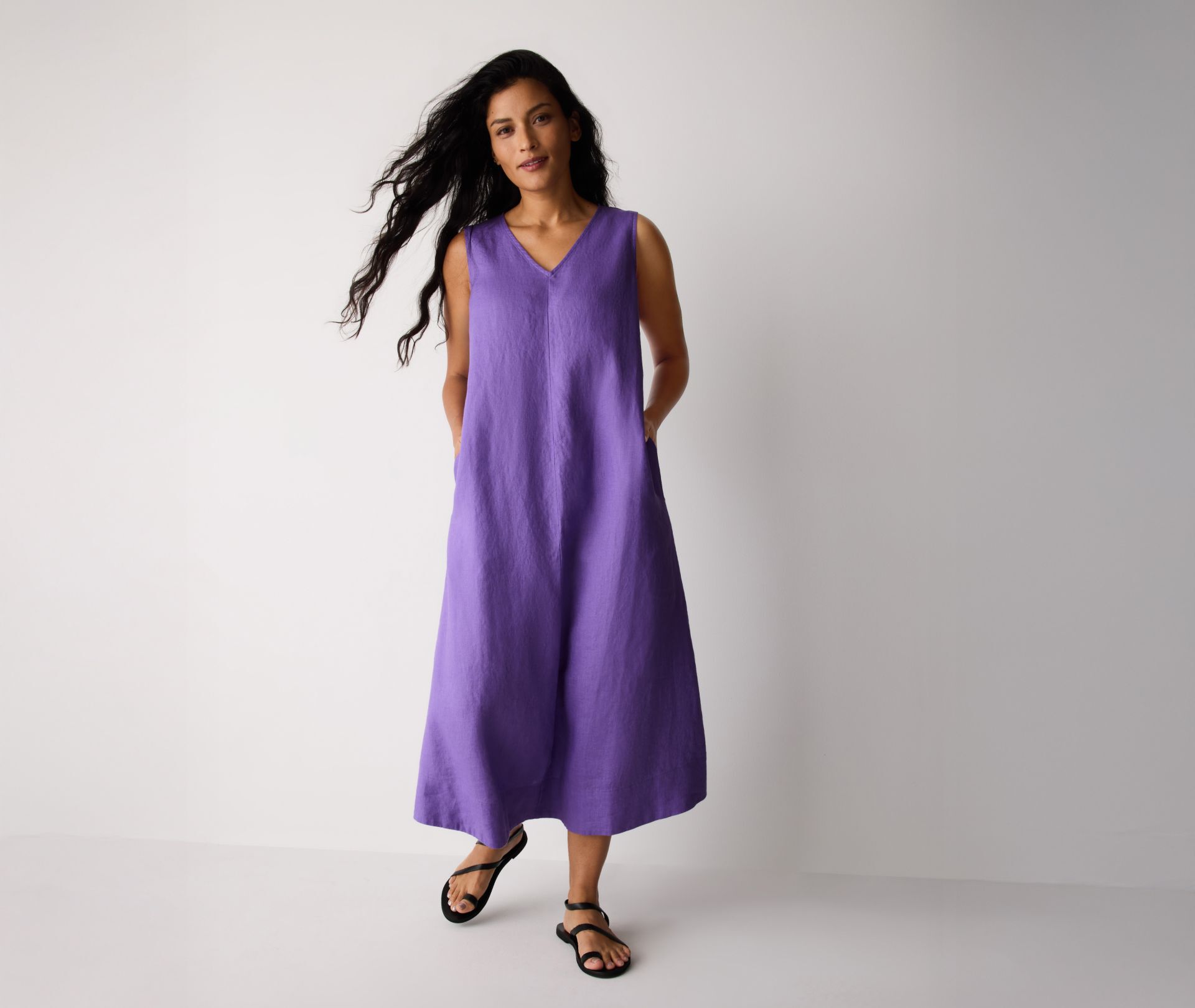 Organic Linen Easy Dress 