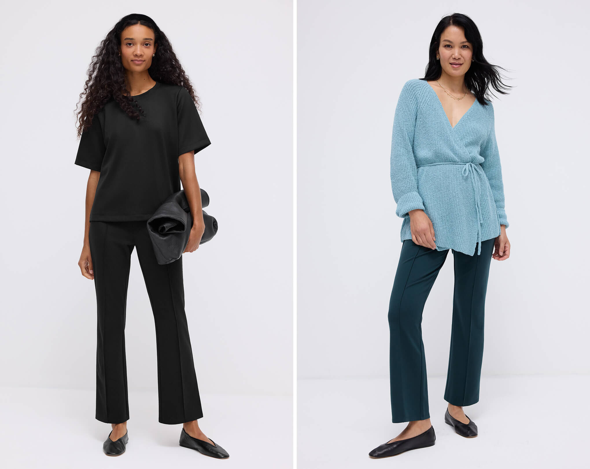 Washable Flex Ponte Kick Pant