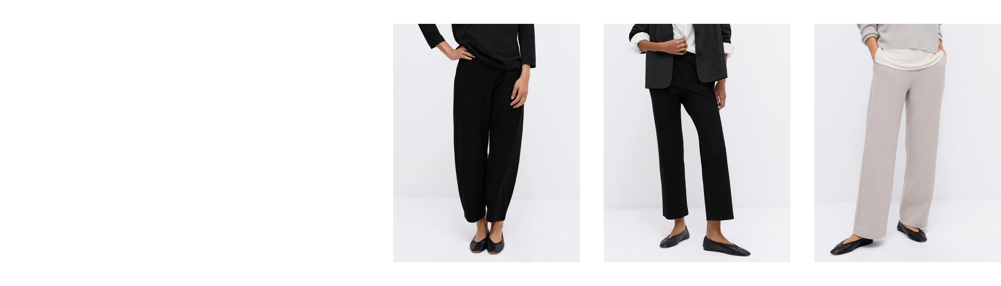 New Pants in Washable Stretch Crepe