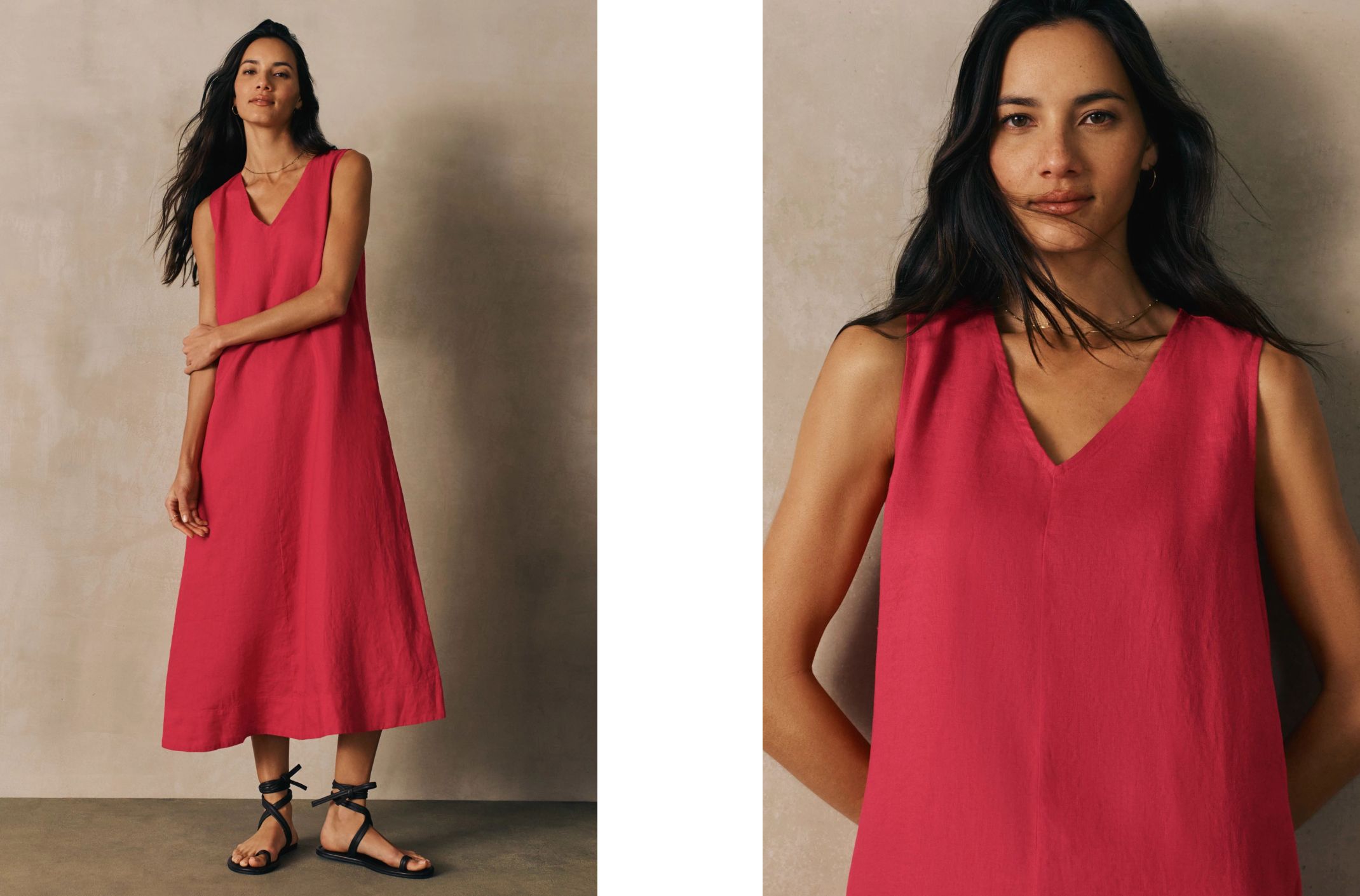 Organic Linen Easy Dress