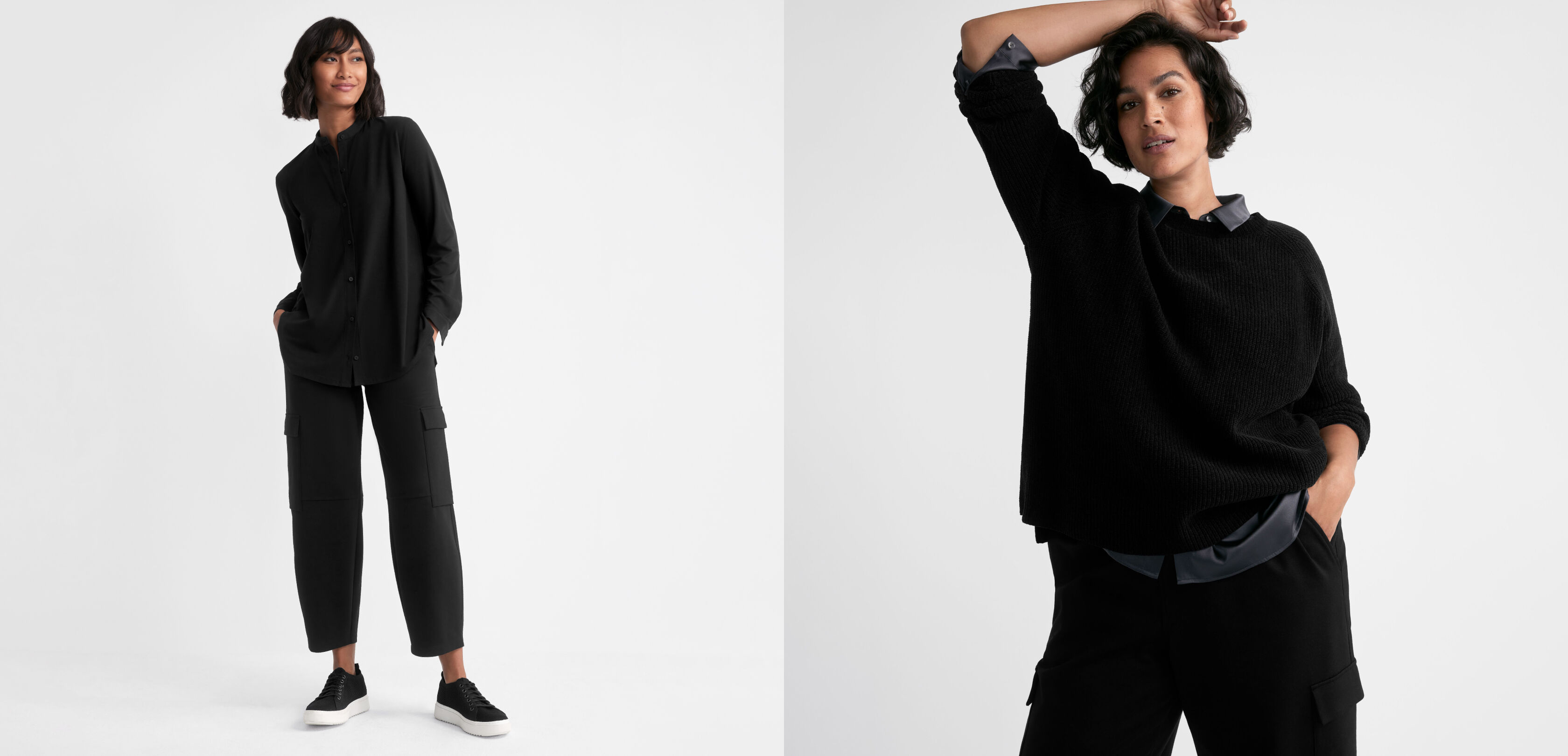 Washable Flex Ponte Cargo Lantern Pant Looks Washable Flex Ponte Cargo Lantern Pant Looks