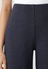 Organic Cotton Melange Crepe Wide-Leg Pant