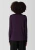 Stretch Silk Jersey Scoop Neck Top