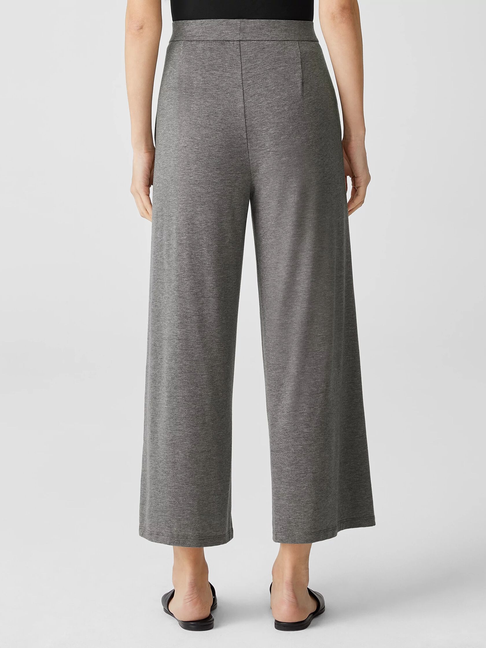 Fine Jersey Wide-Leg Pant