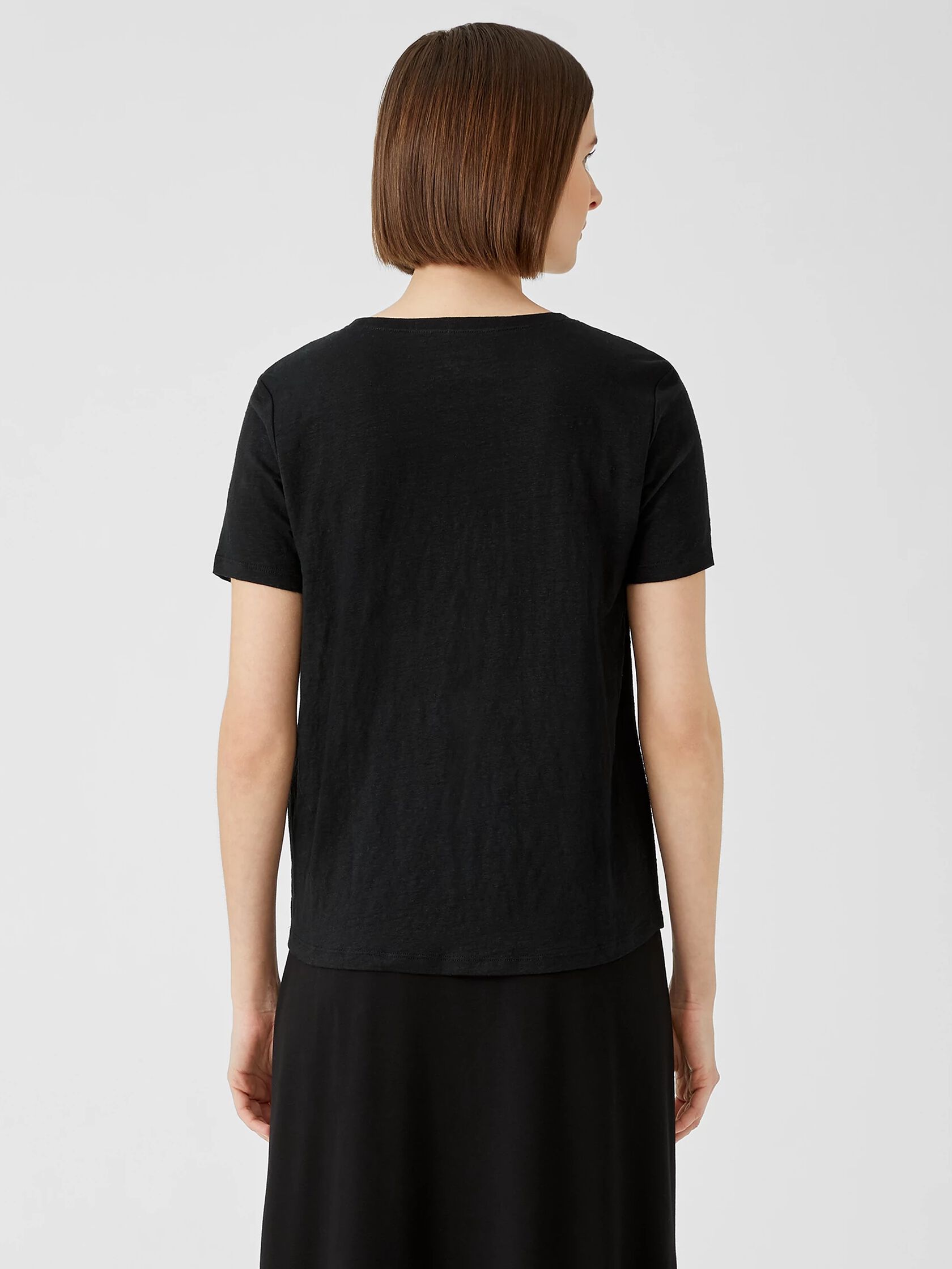 Organic Linen Jersey Short-Sleeve Tee