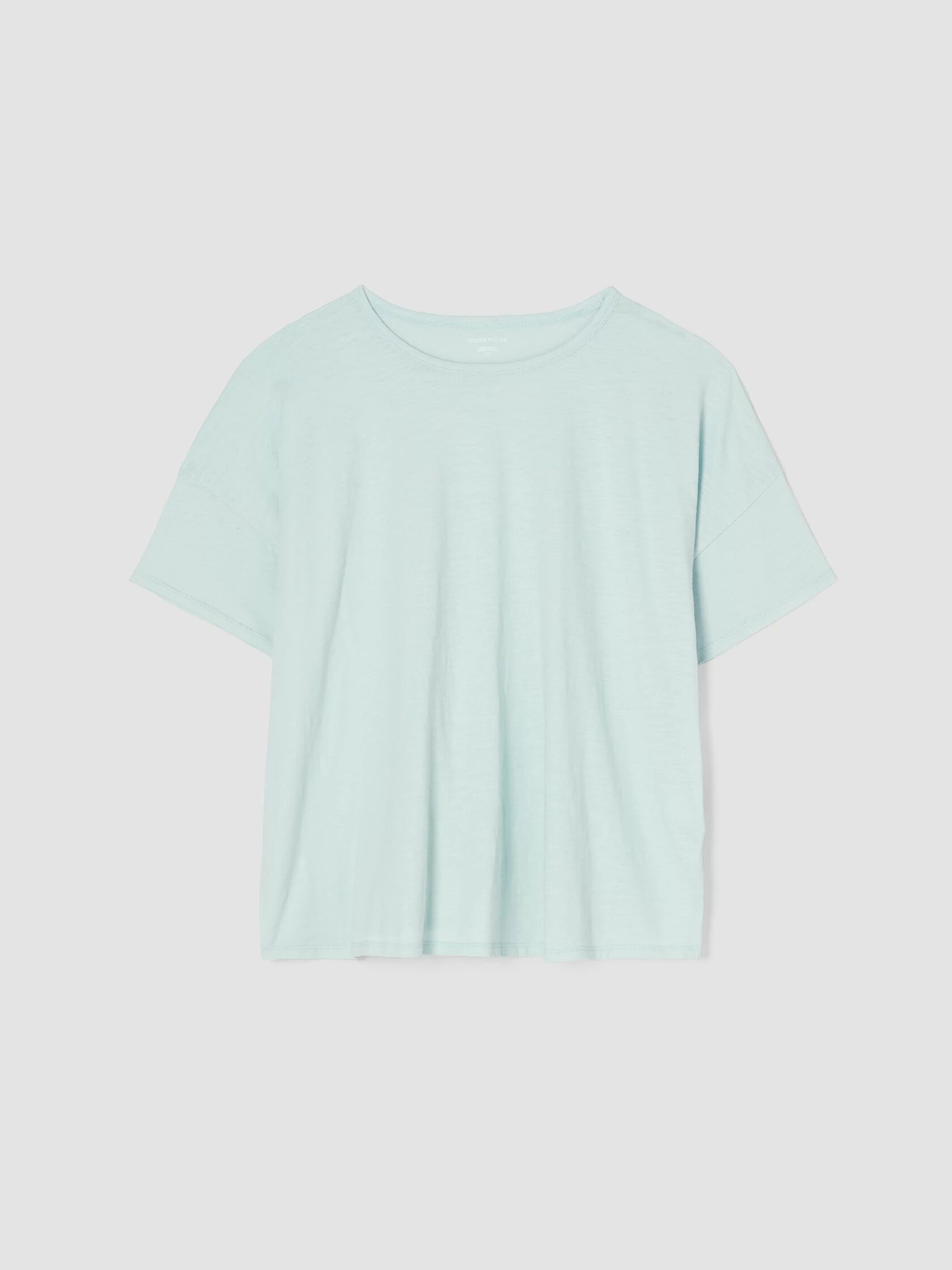 Organic Cotton Slub Crew Neck Tee