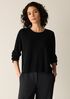 Superfine Merino Crew Neck Top in Regenerative Wool