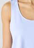 Organic Cotton Interlock U-Neck Sleep Tank