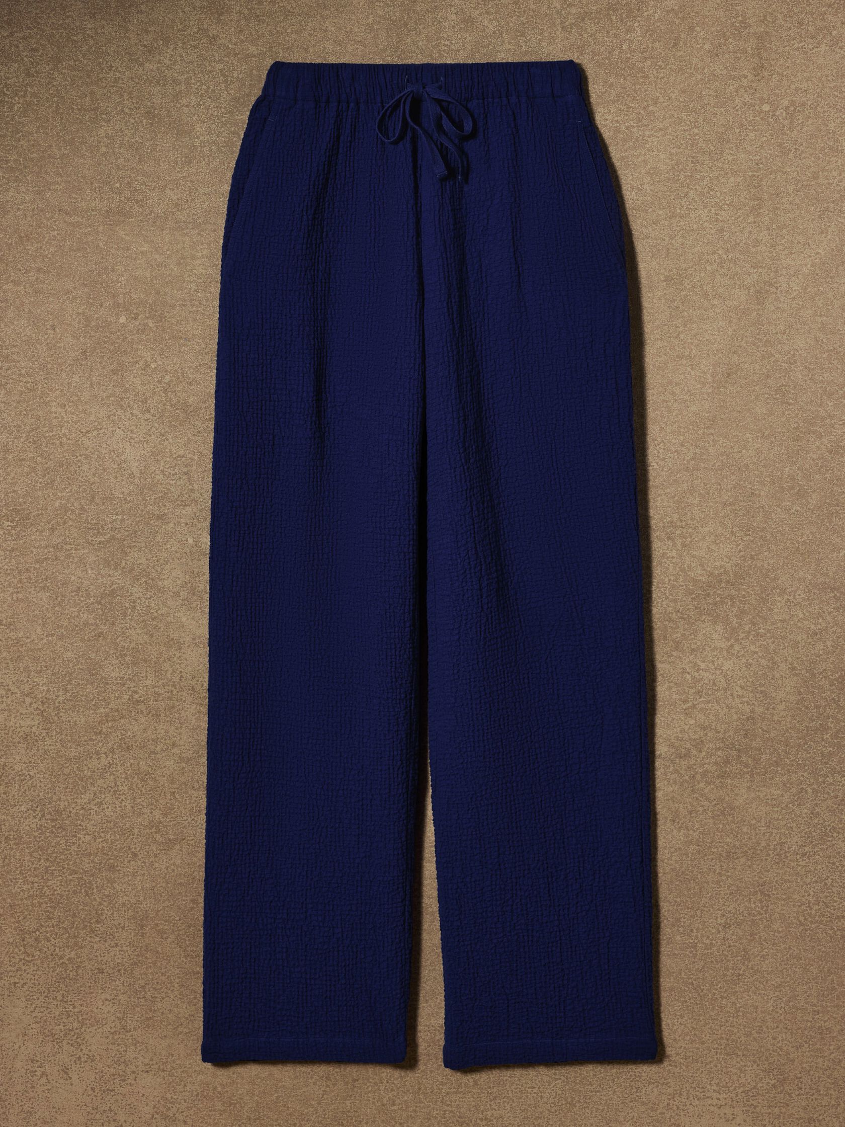 Organic Cotton Doubleweave Straight Pant