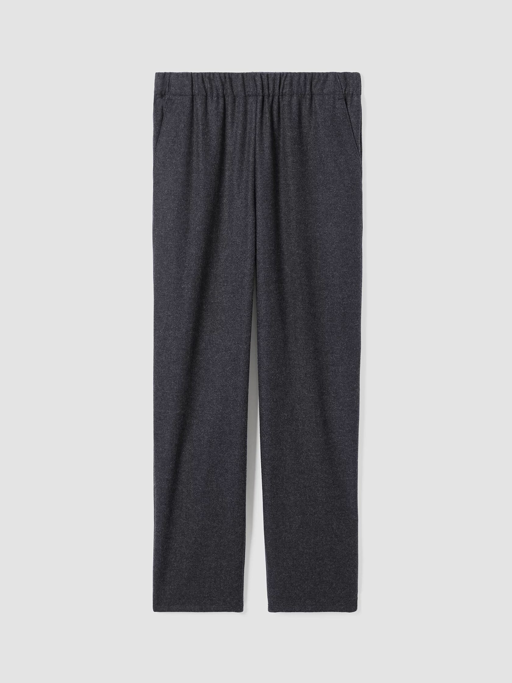 Soft Wool Flannel Tapered Pant